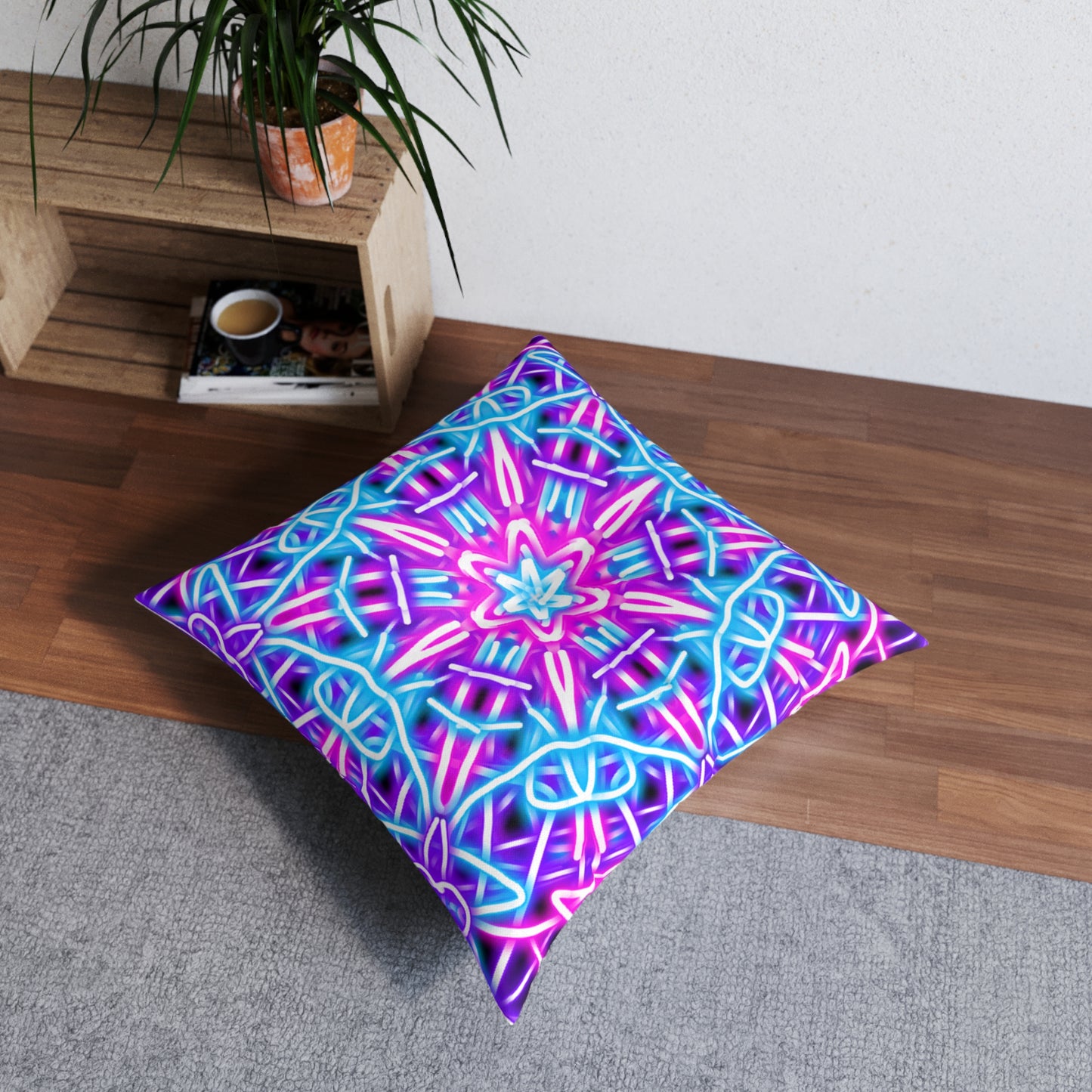 Tufted Floor Pillow, Square