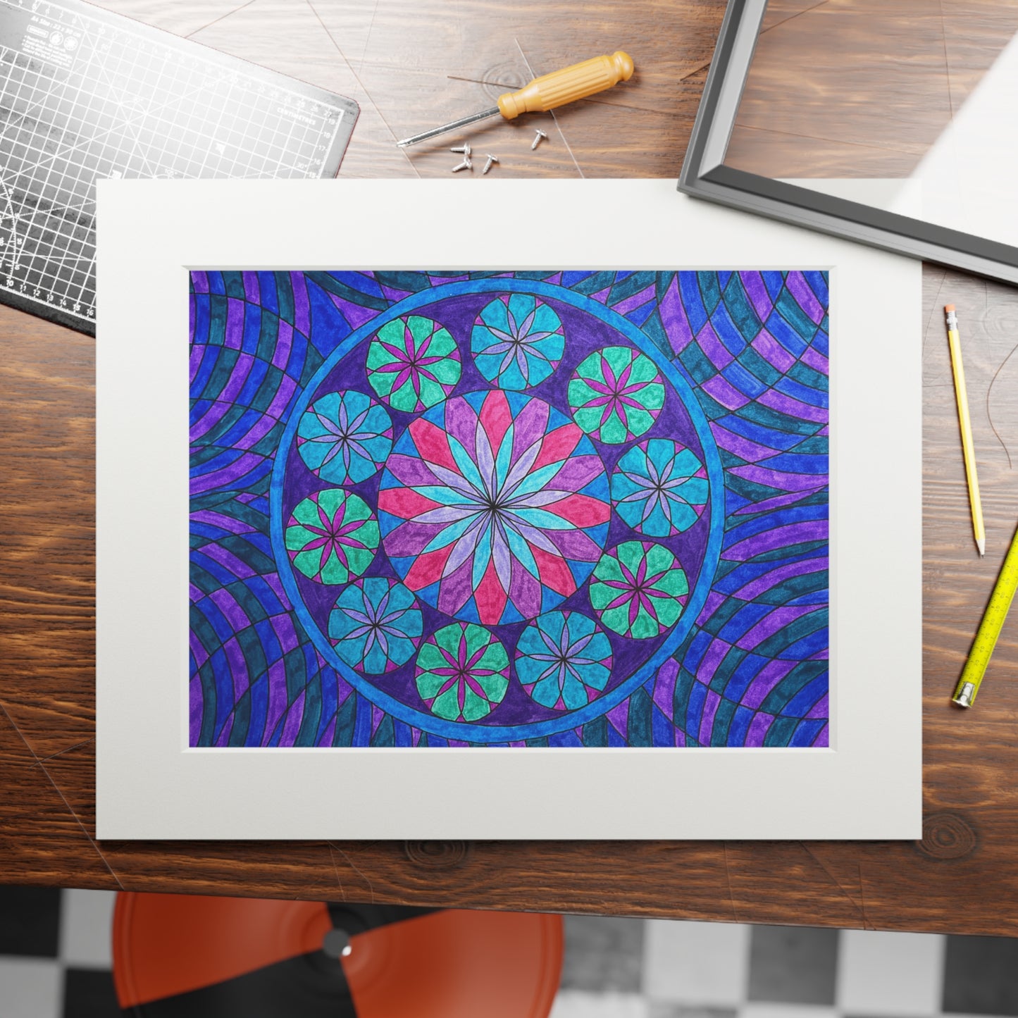 Fine Art Prints (Passepartout Paper Frame)