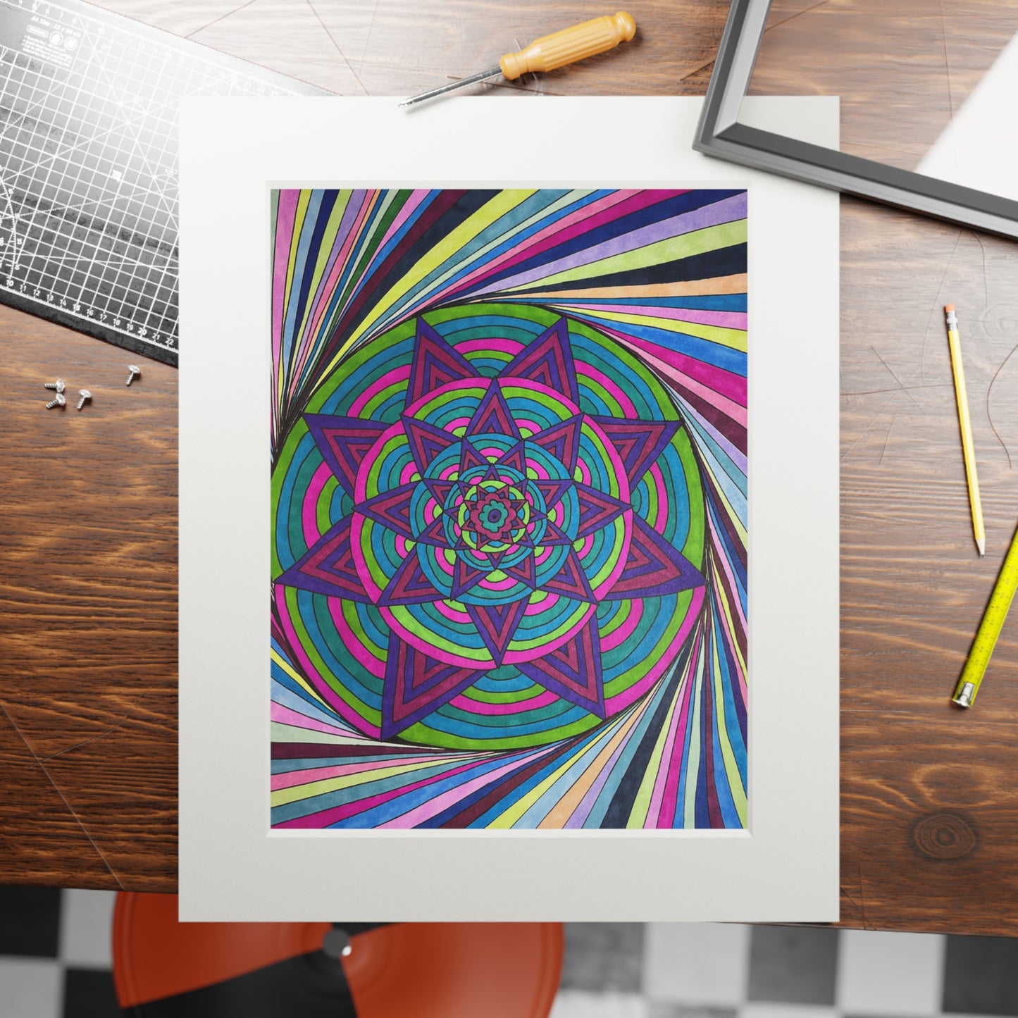 Fine Art Prints (Passepartout Paper Frame)