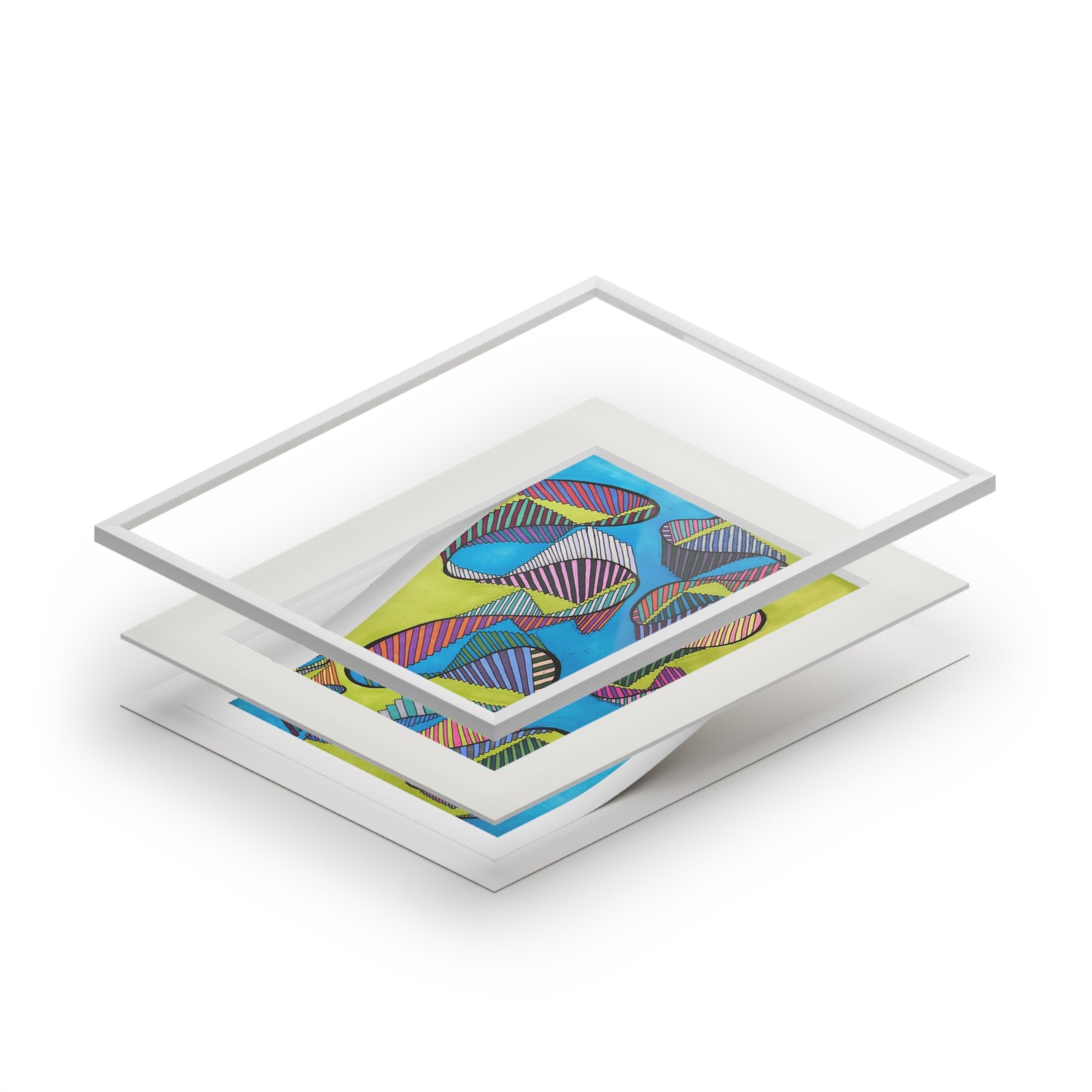 Fine Art Prints (Passepartout Paper Frame)