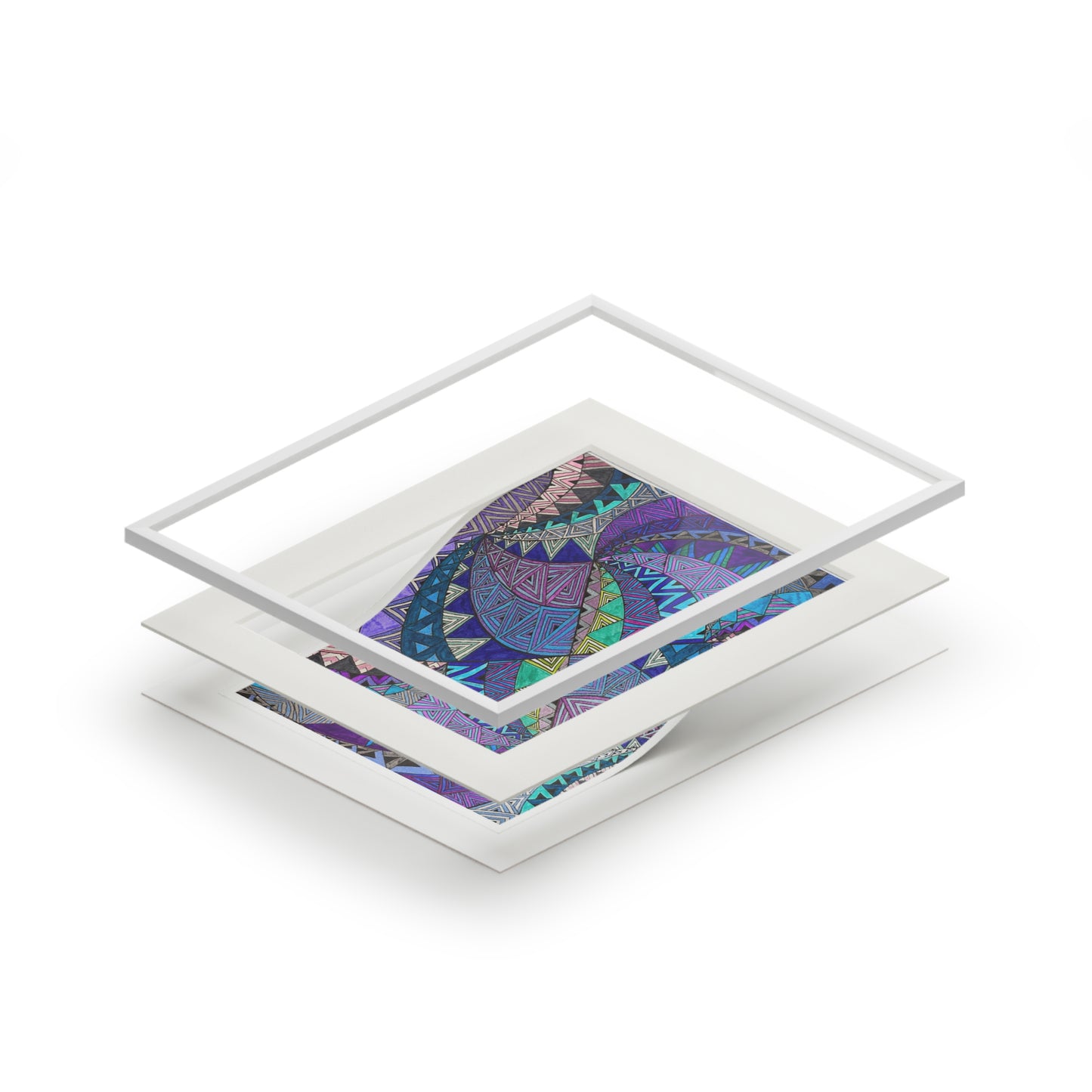 Fine Art Prints (Passepartout Paper Frame)
