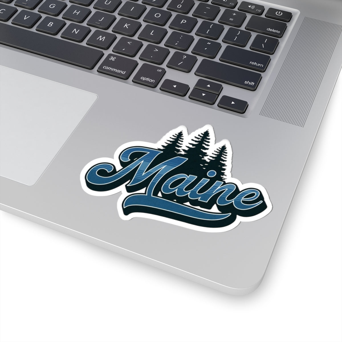 Maine Kiss-Cut Stickers - Nature-Inspired, Laptop Decor, Travel Souvenir, Eco-Friendly Art, Good Vibes