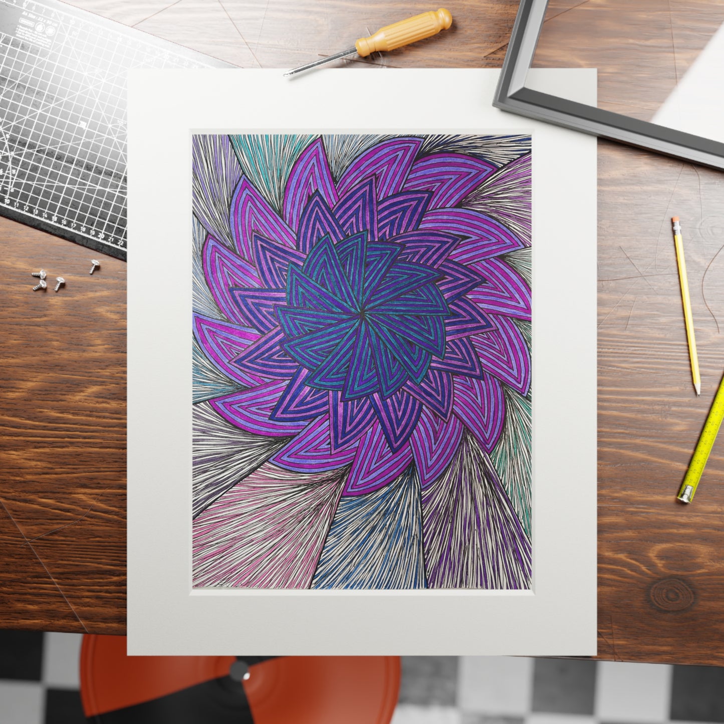 Fine Art Prints (Passepartout Paper Frame)
