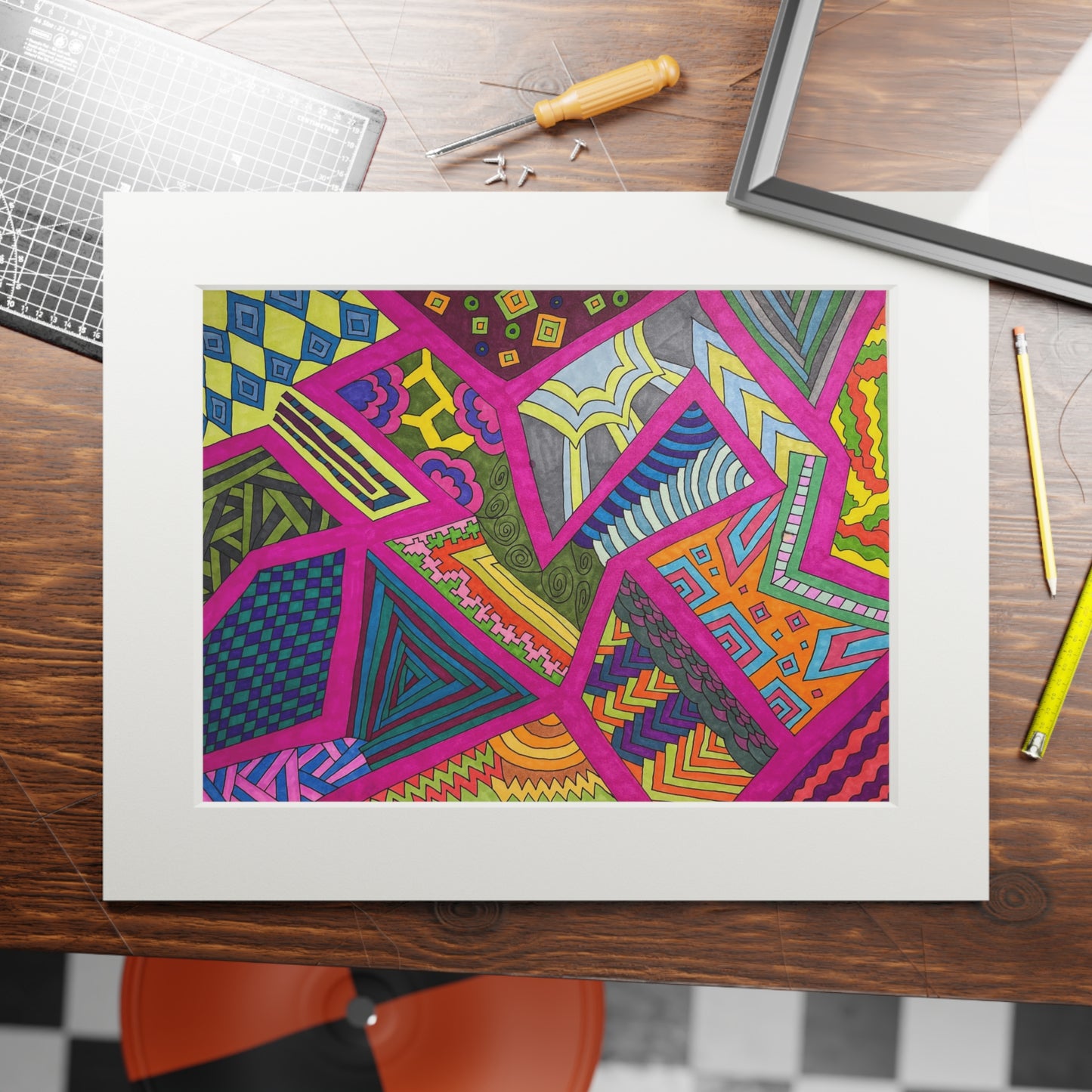 Fine Art Prints (Passepartout Paper Frame)