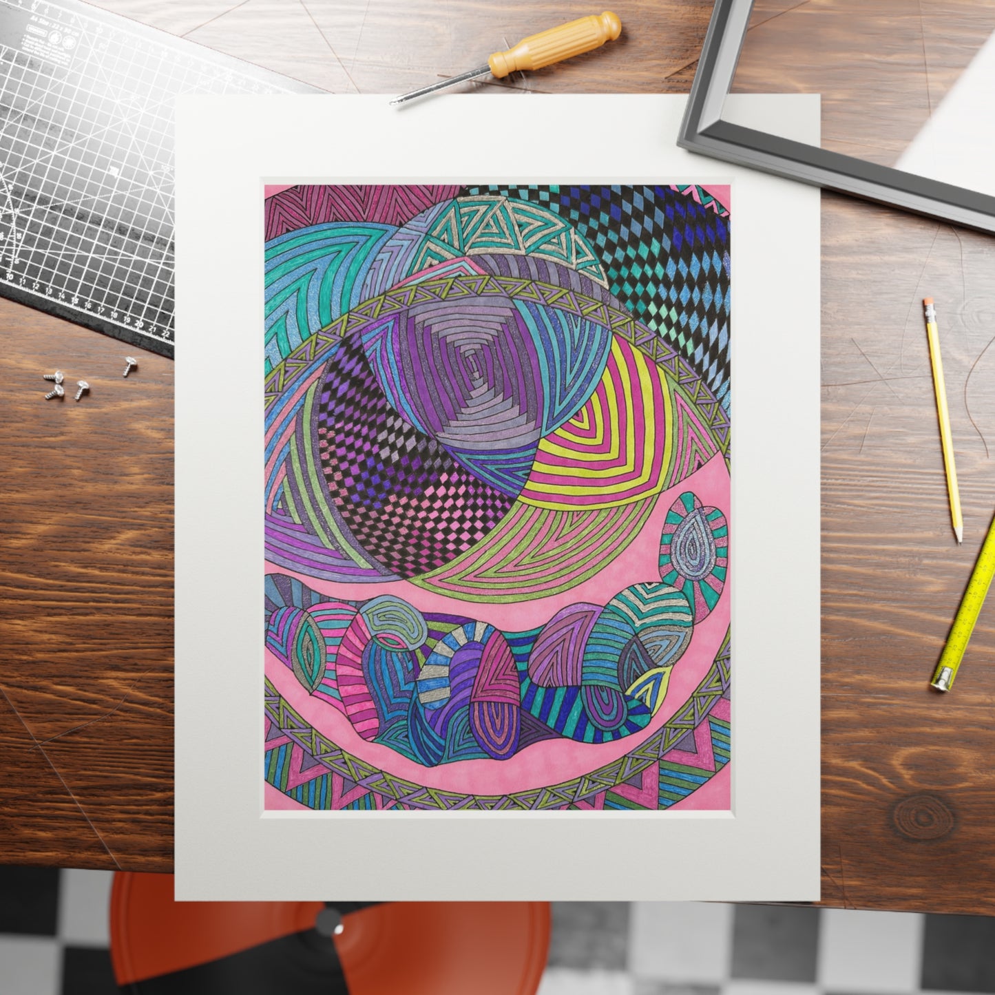 Fine Art Prints (Passepartout Paper Frame)