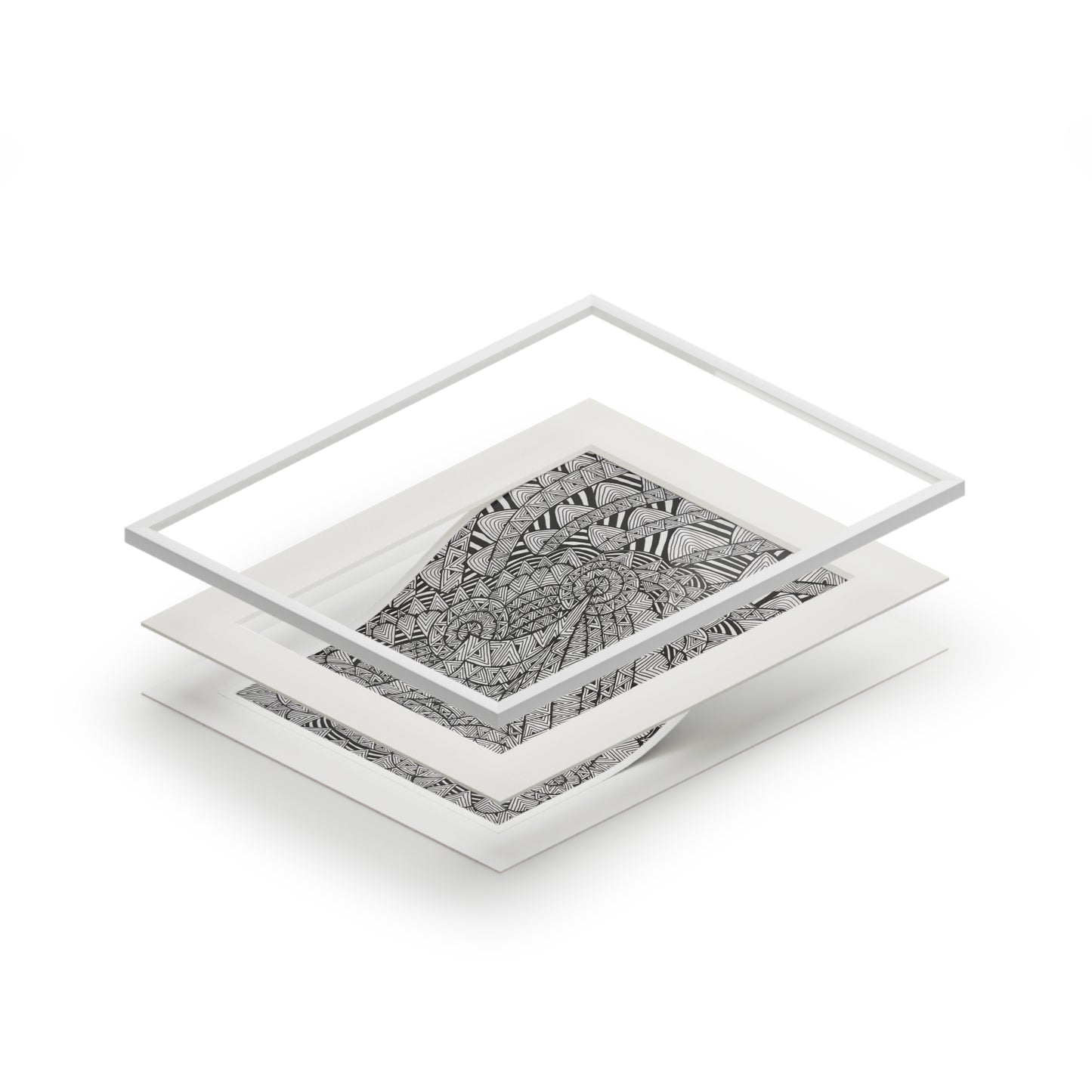 Fine Art Prints (Passepartout Paper Frame)