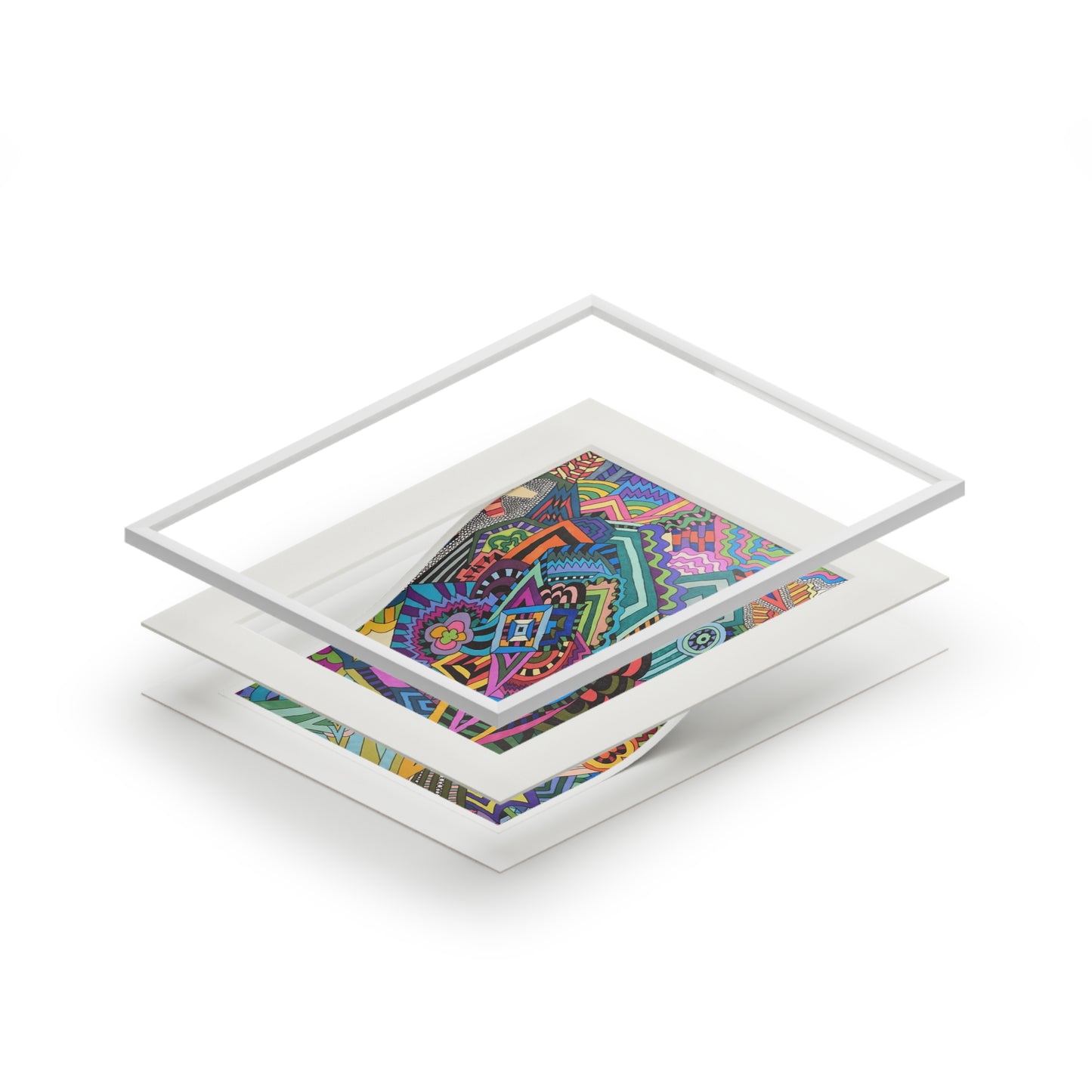 Fine Art Prints (Passepartout Paper Frame)