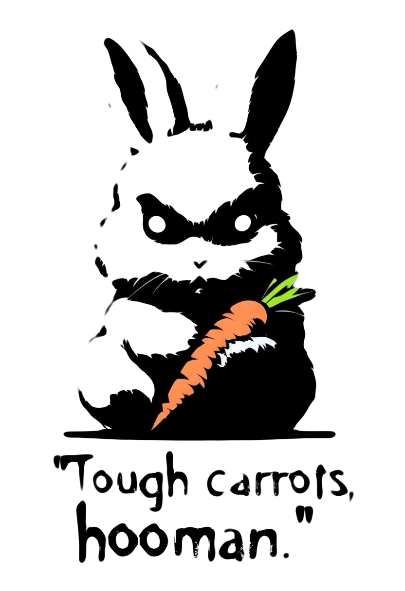 Tough carrots bunny digital download