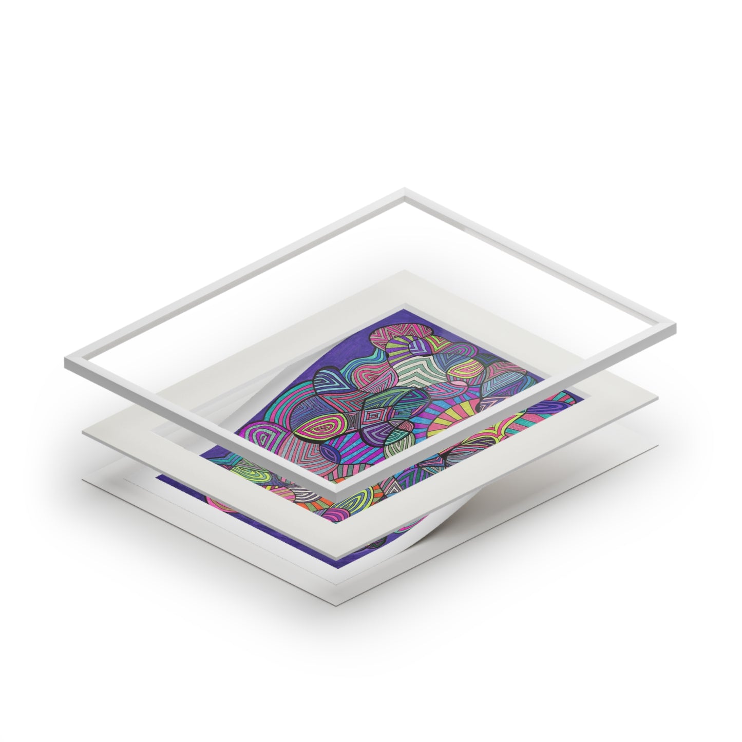 Fine Art Prints (Passepartout Paper Frame)