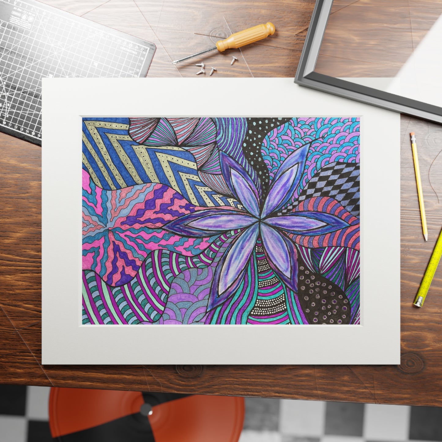 Fine Art Prints (Passepartout Paper Frame)