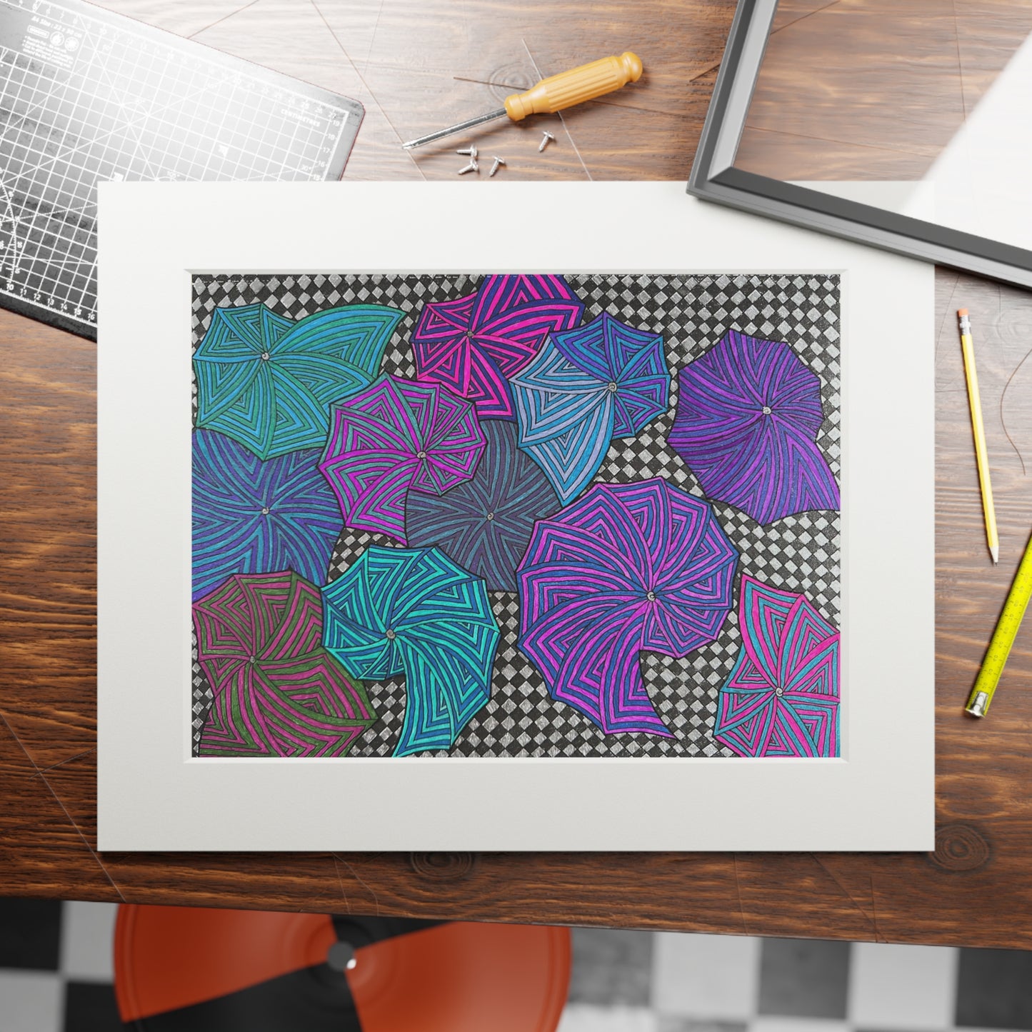 Fine Art Prints (Passepartout Paper Frame)