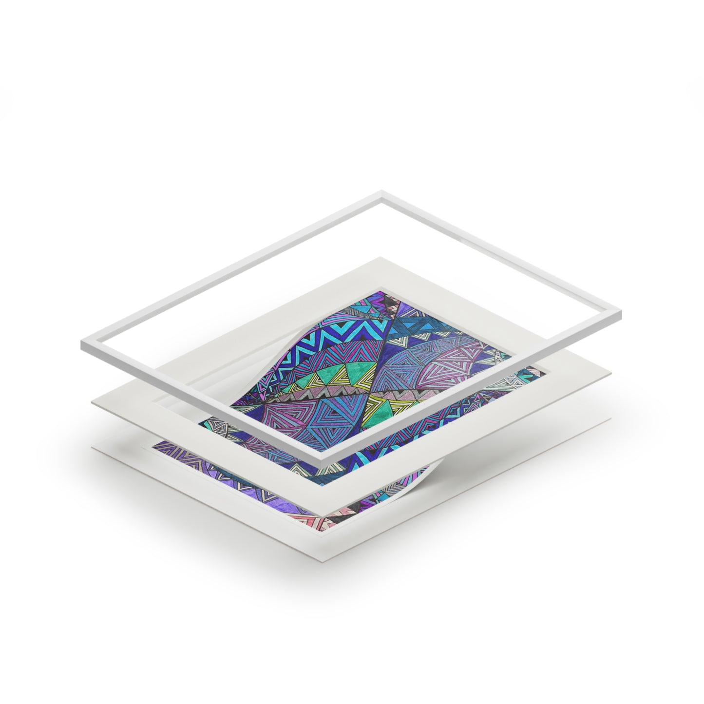Fine Art Prints (Passepartout Paper Frame)