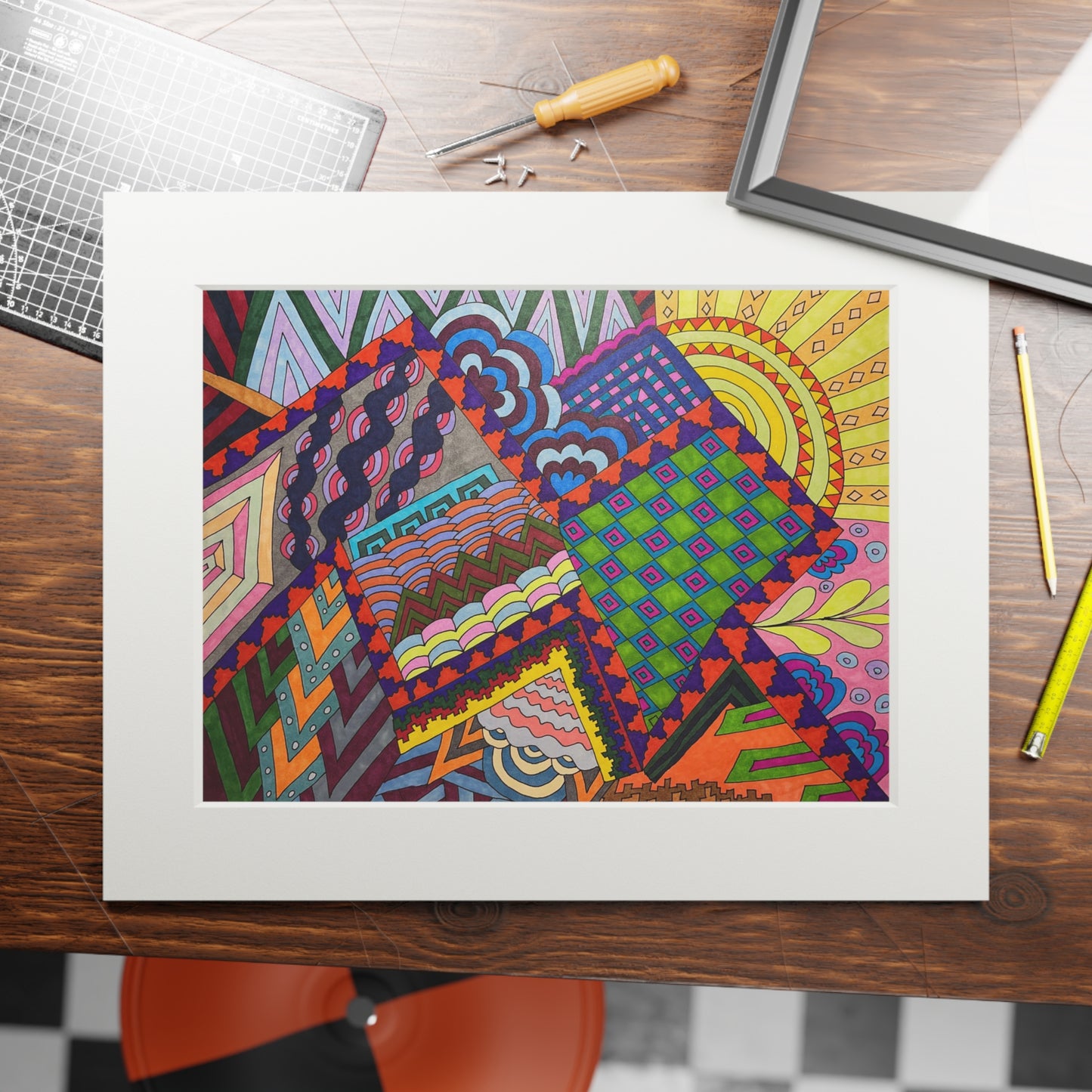 Fine Art Prints (Passepartout Paper Frame)