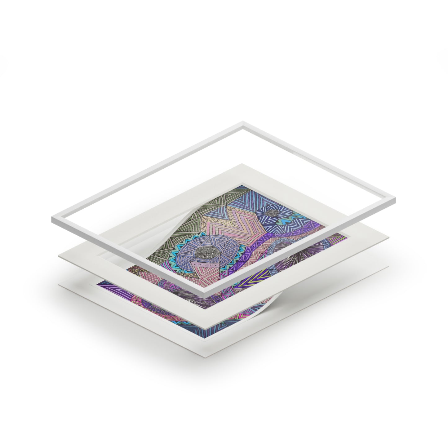 Fine Art Prints (Passepartout Paper Frame)
