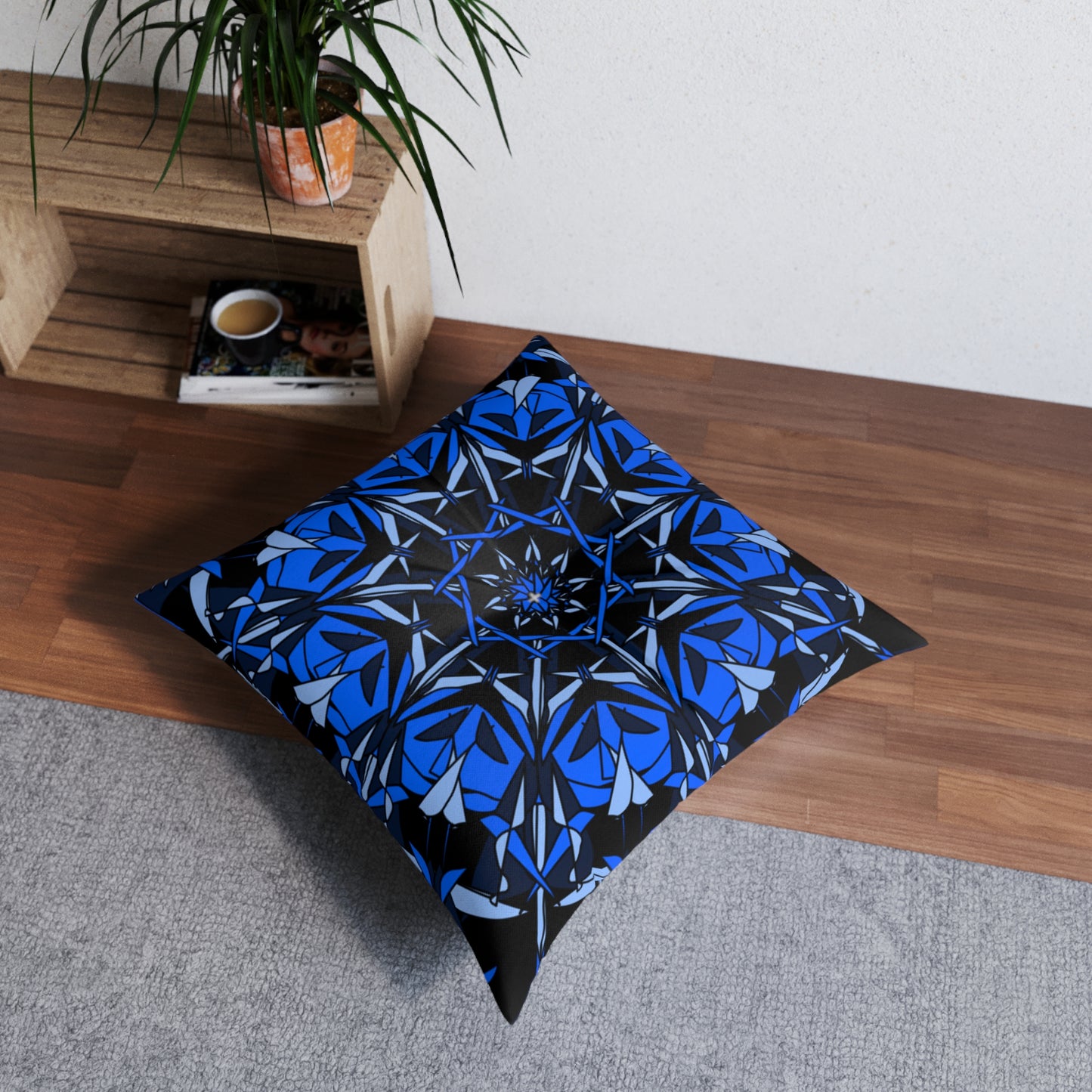 Tufted Floor Pillow, Square