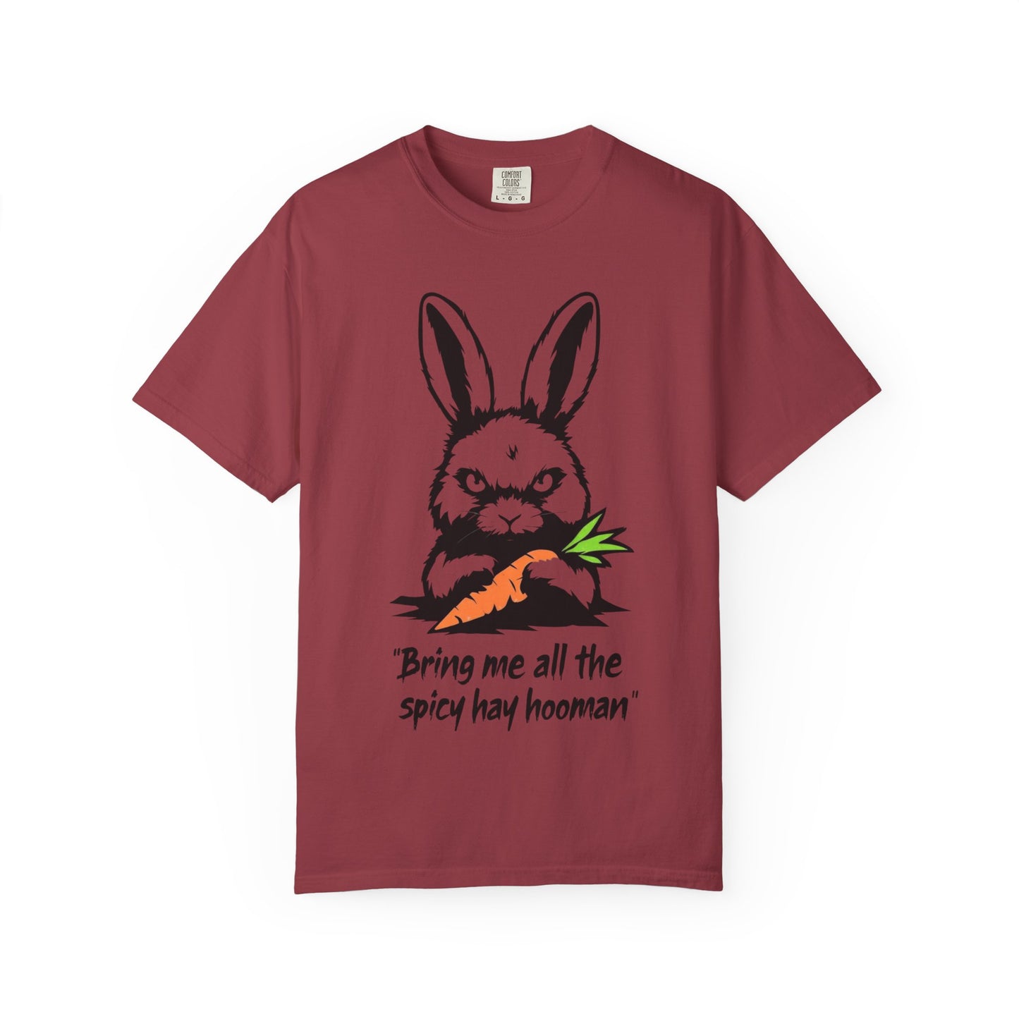 Funny Bunny Unisex T-shirt, Evil Rabbit Tee, Bunny Lover Gift, Rabbit Graphic Shirt, Animal Theme Top
