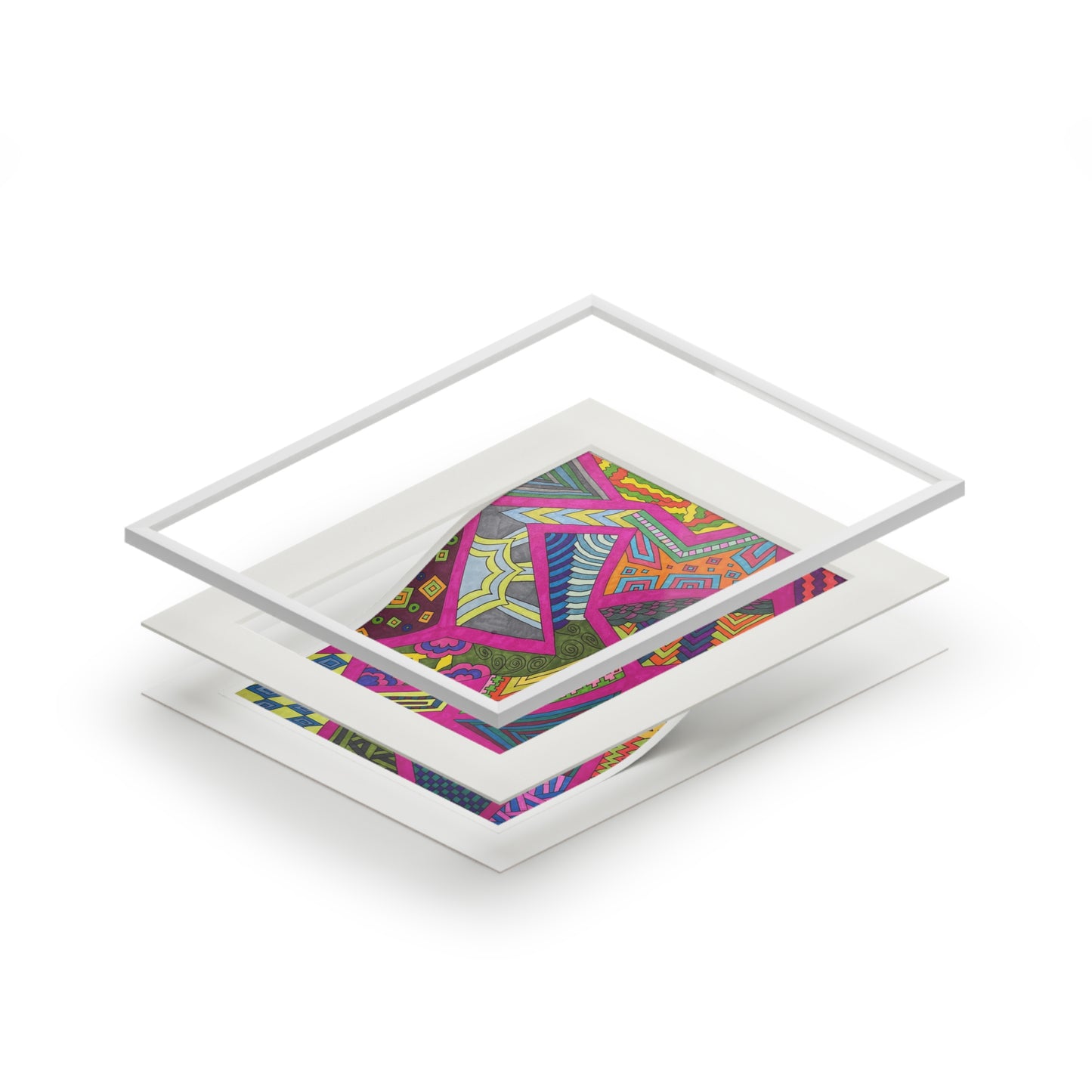 Fine Art Prints (Passepartout Paper Frame)