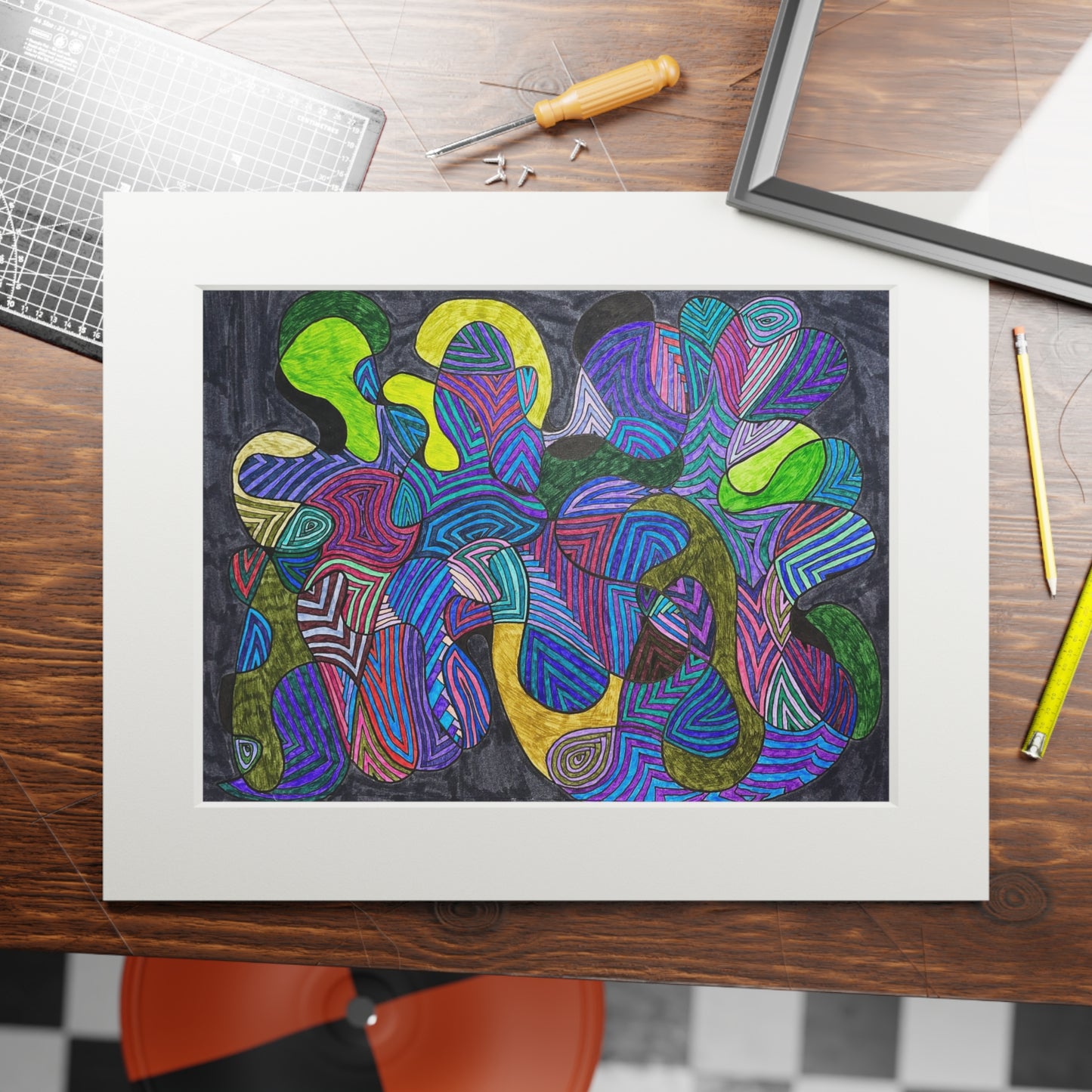 Fine Art Prints (Passepartout Paper Frame)