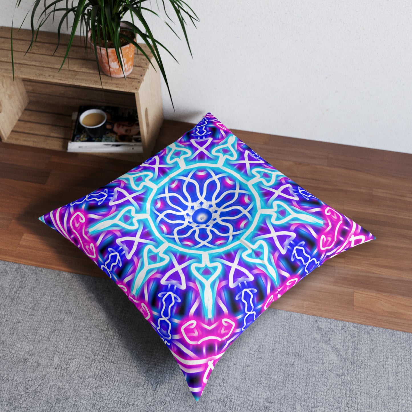 Tufted Floor Pillow, Square