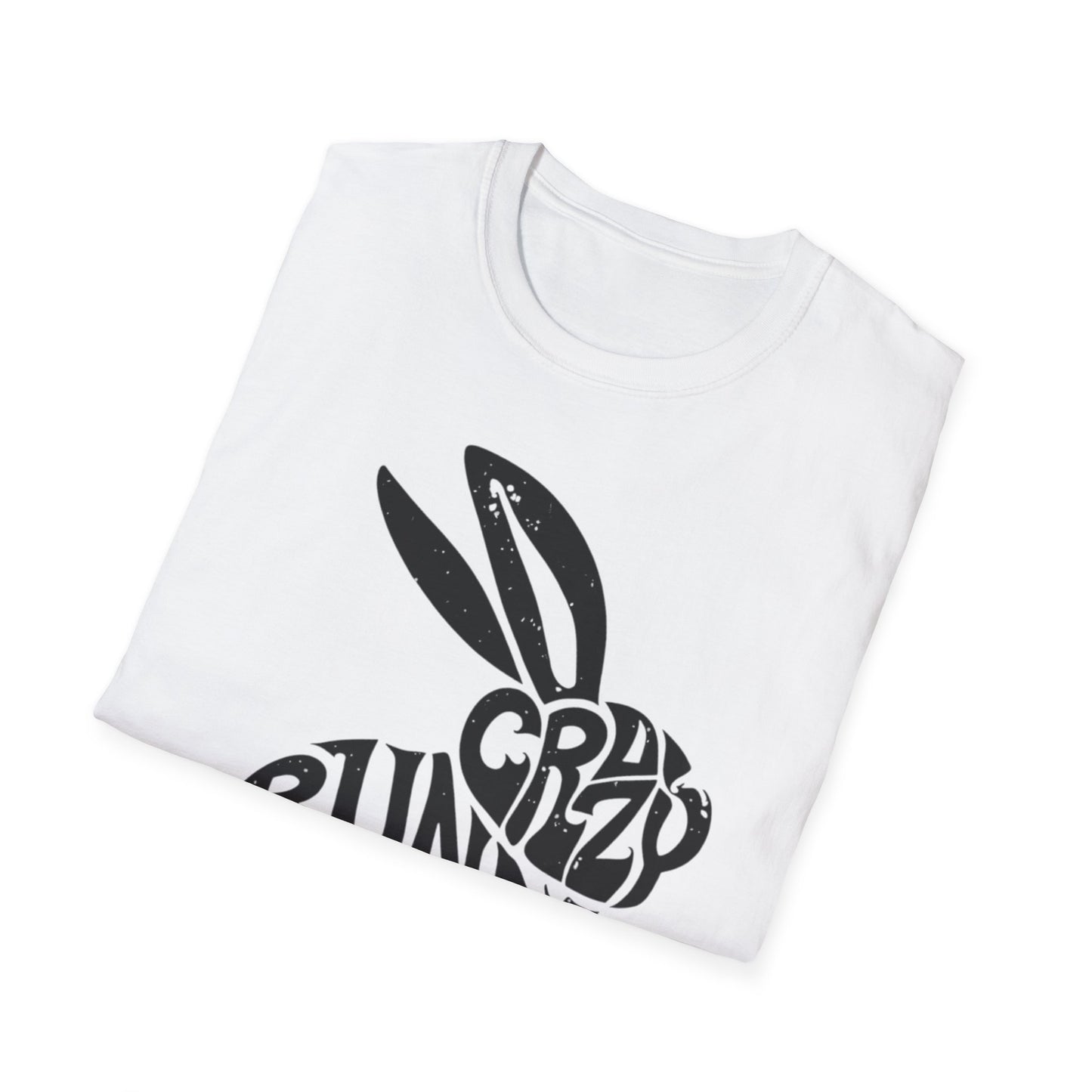 Crazy Bunny Lady T-Shirt - Funny Quote - Cute Bunny Lover Tee, Unisex Softstyle Shirt, Rabbit Graphic Tee, Animal Lover Gift, Bunny Mom