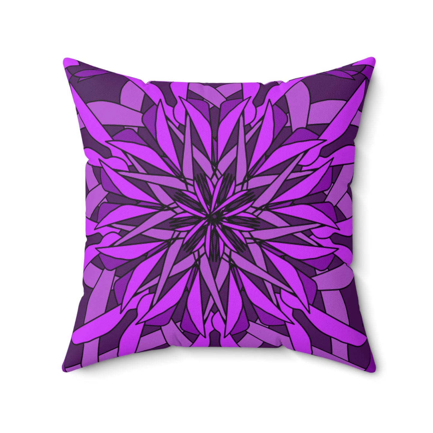 Spun Polyester Square Pillow