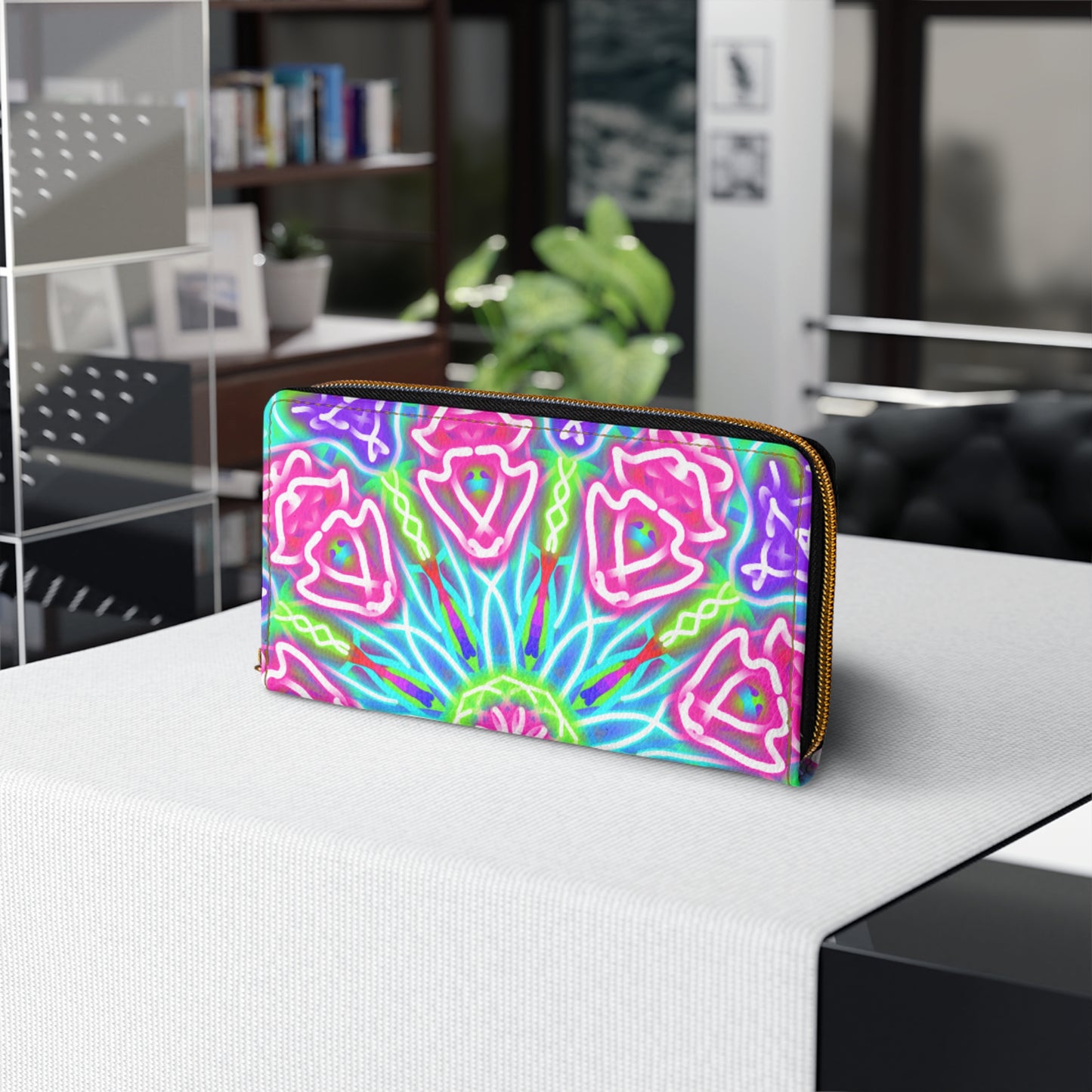 Kaleidoscopes design Zipper Wallet