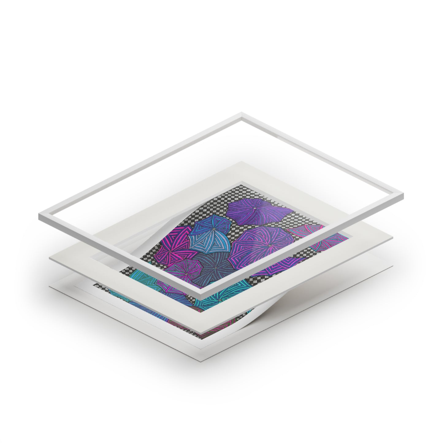 Fine Art Prints (Passepartout Paper Frame)