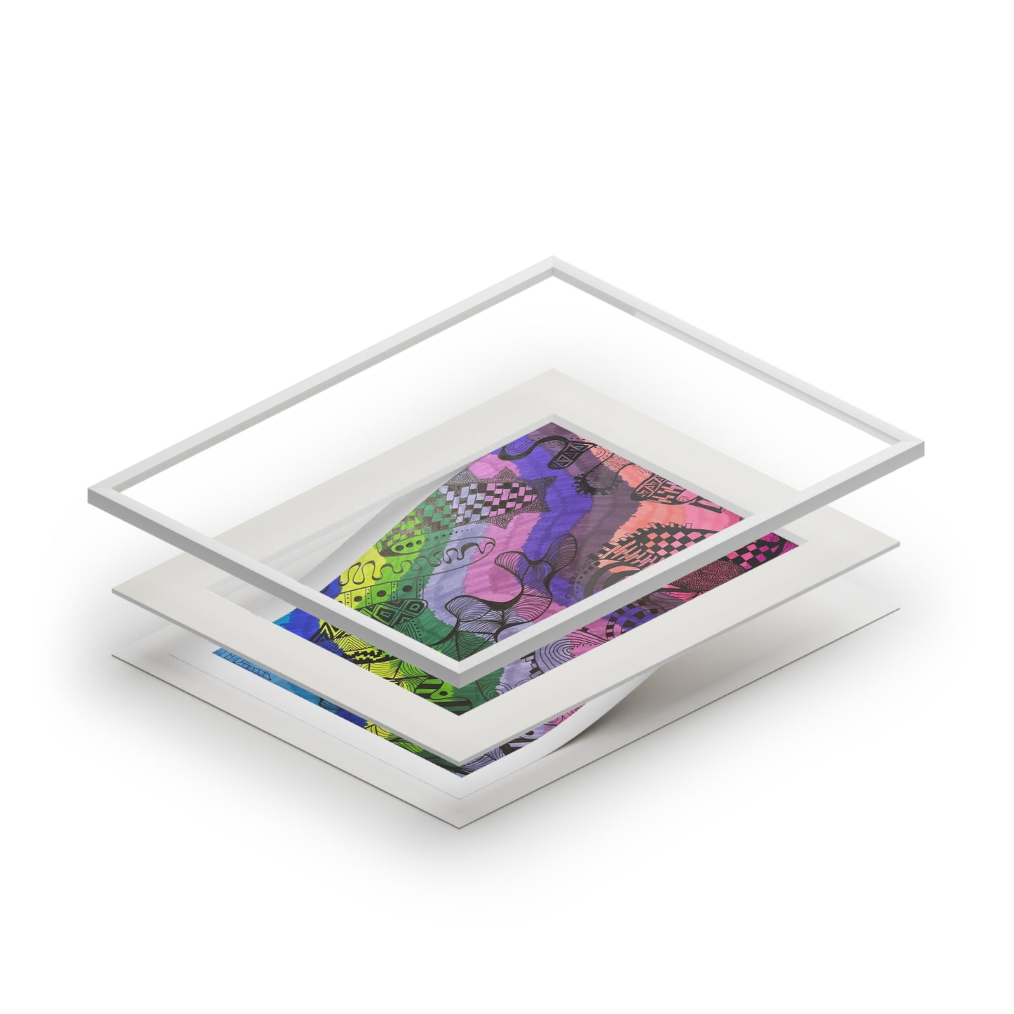 Fine Art Prints (Passepartout Paper Frame)