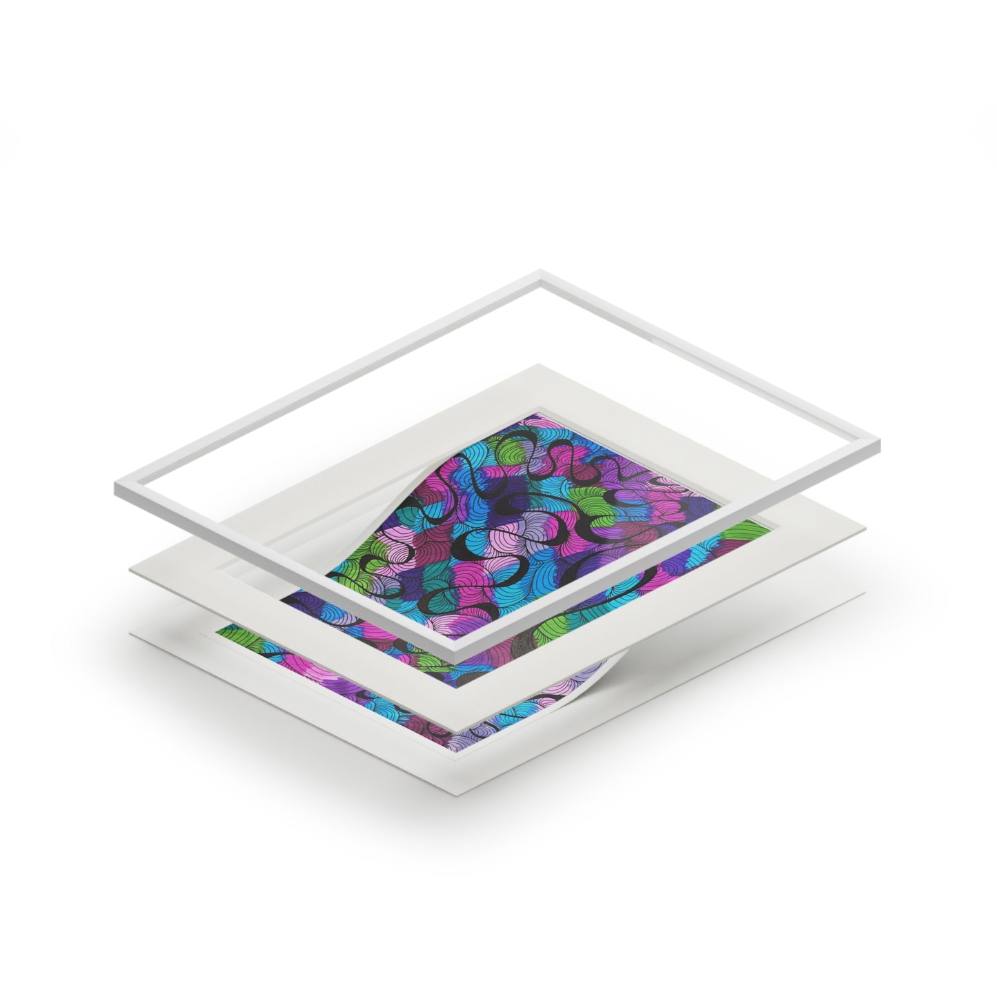 Fine Art Prints (Passepartout Paper Frame)