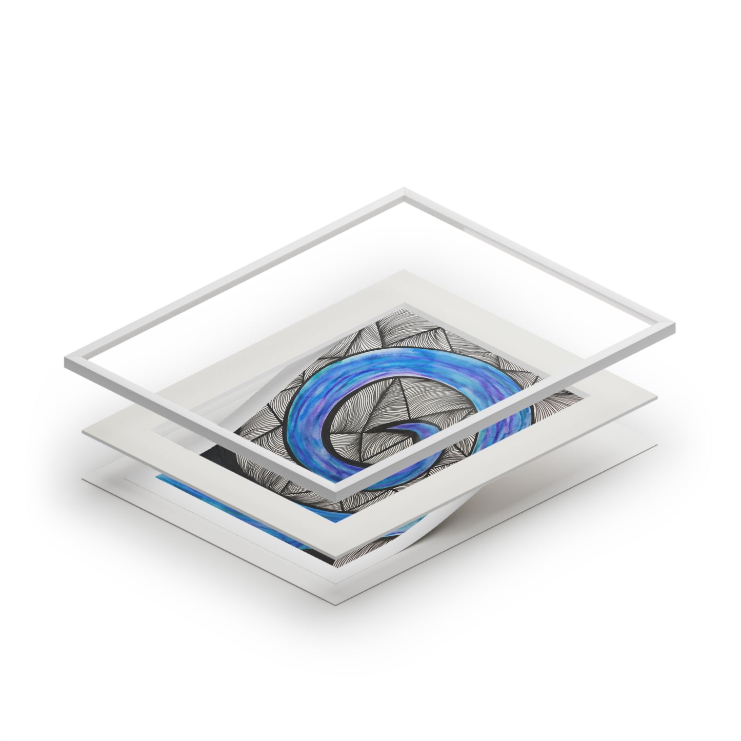 Fine Art Prints (Passepartout Paper Frame)