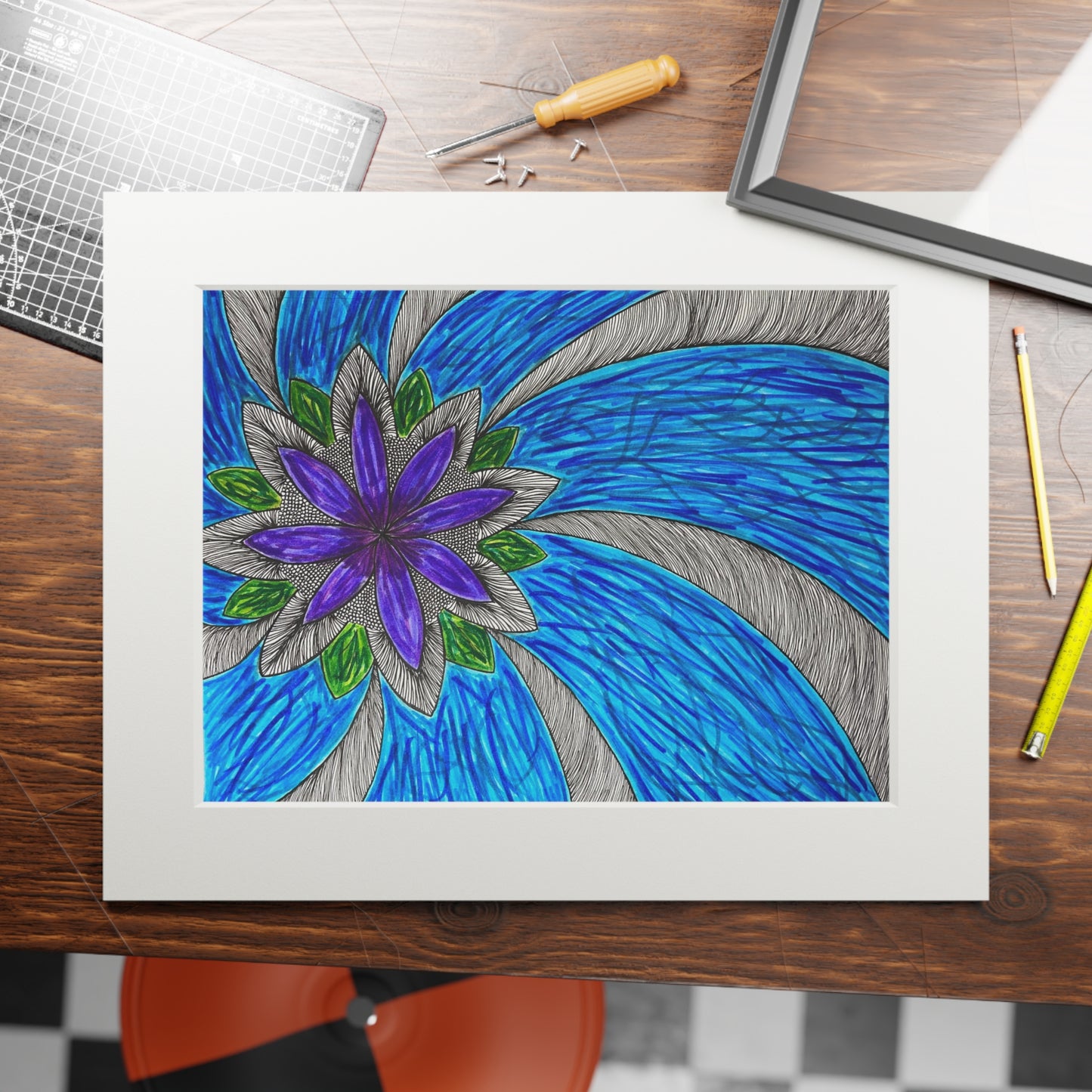 Fine Art Prints (Passepartout Paper Frame)