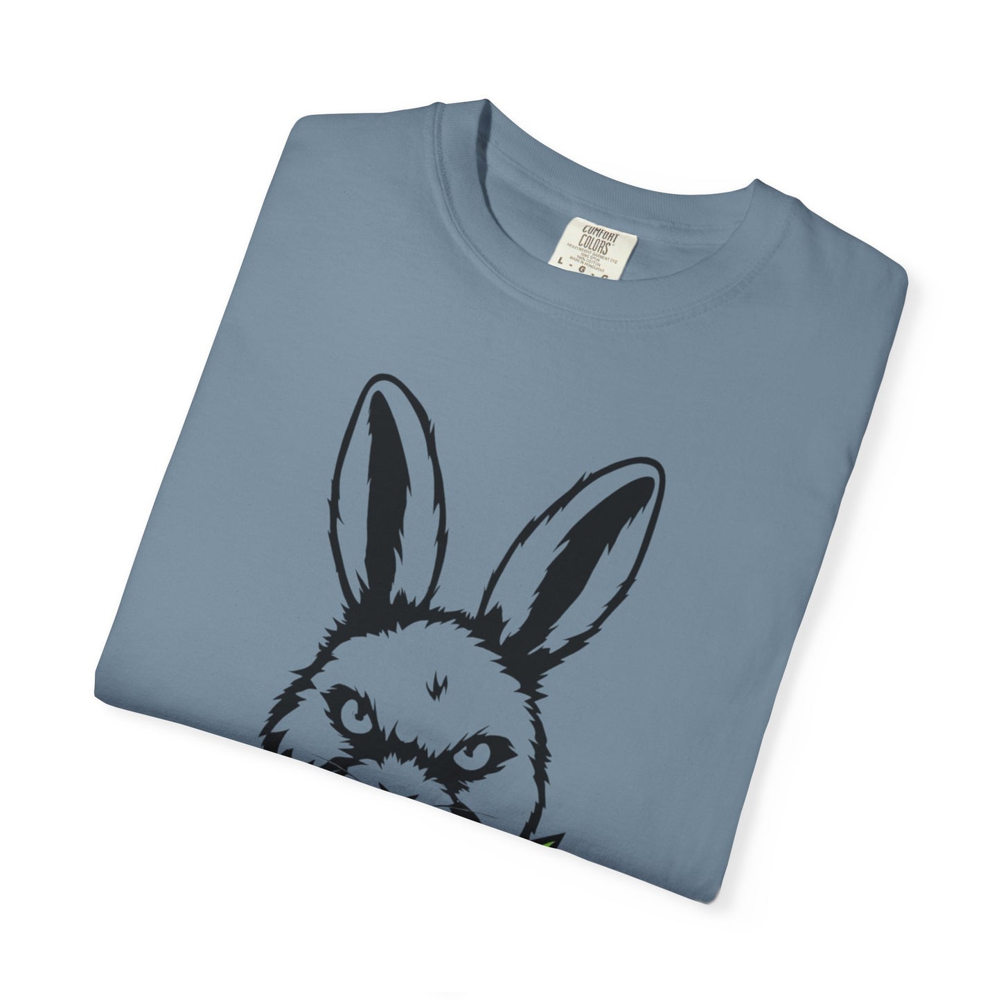 Funny Bunny Unisex T-shirt, Evil Rabbit Tee, Bunny Lover Gift, Rabbit Graphic Shirt, Animal Theme Top