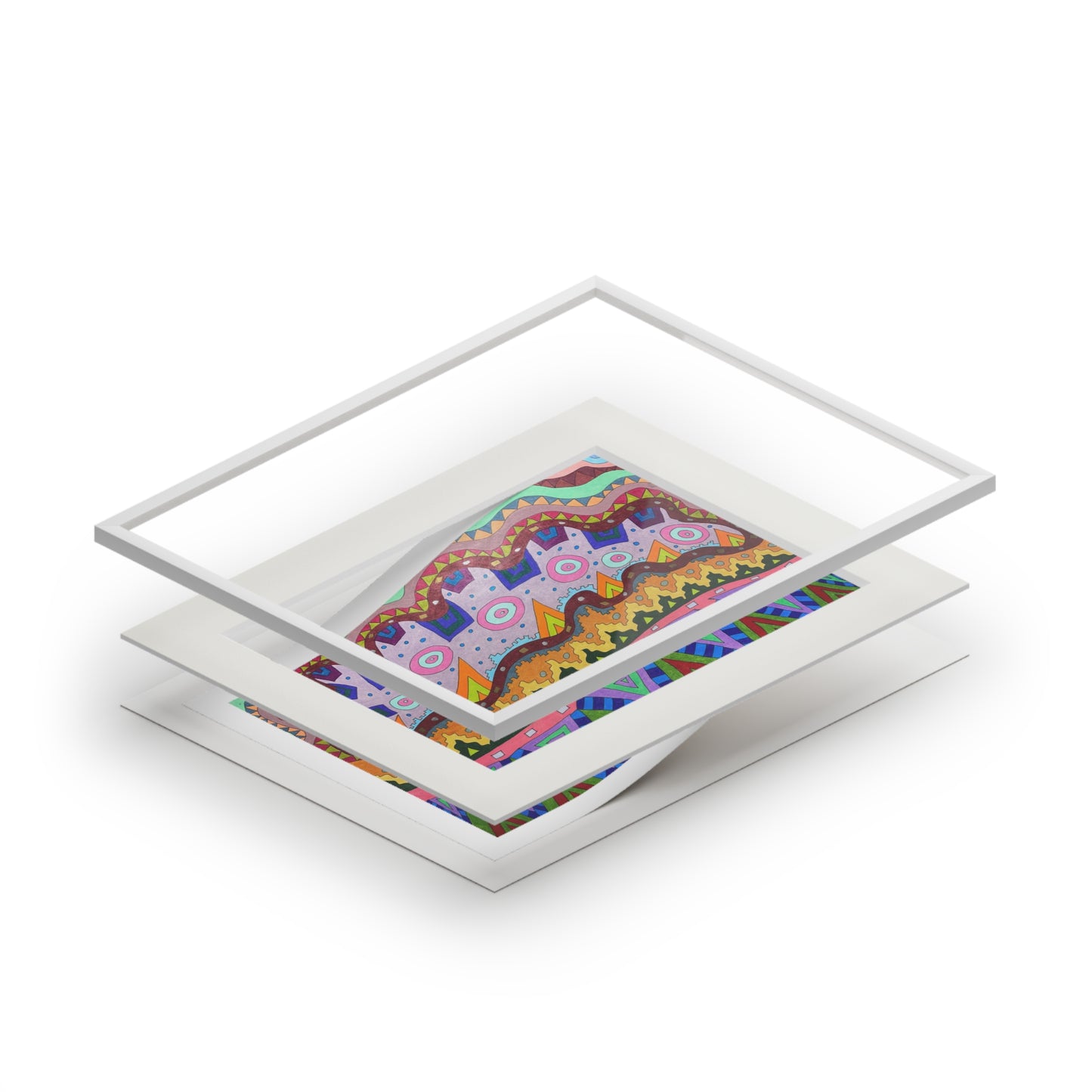Fine Art Prints (Passepartout Paper Frame)
