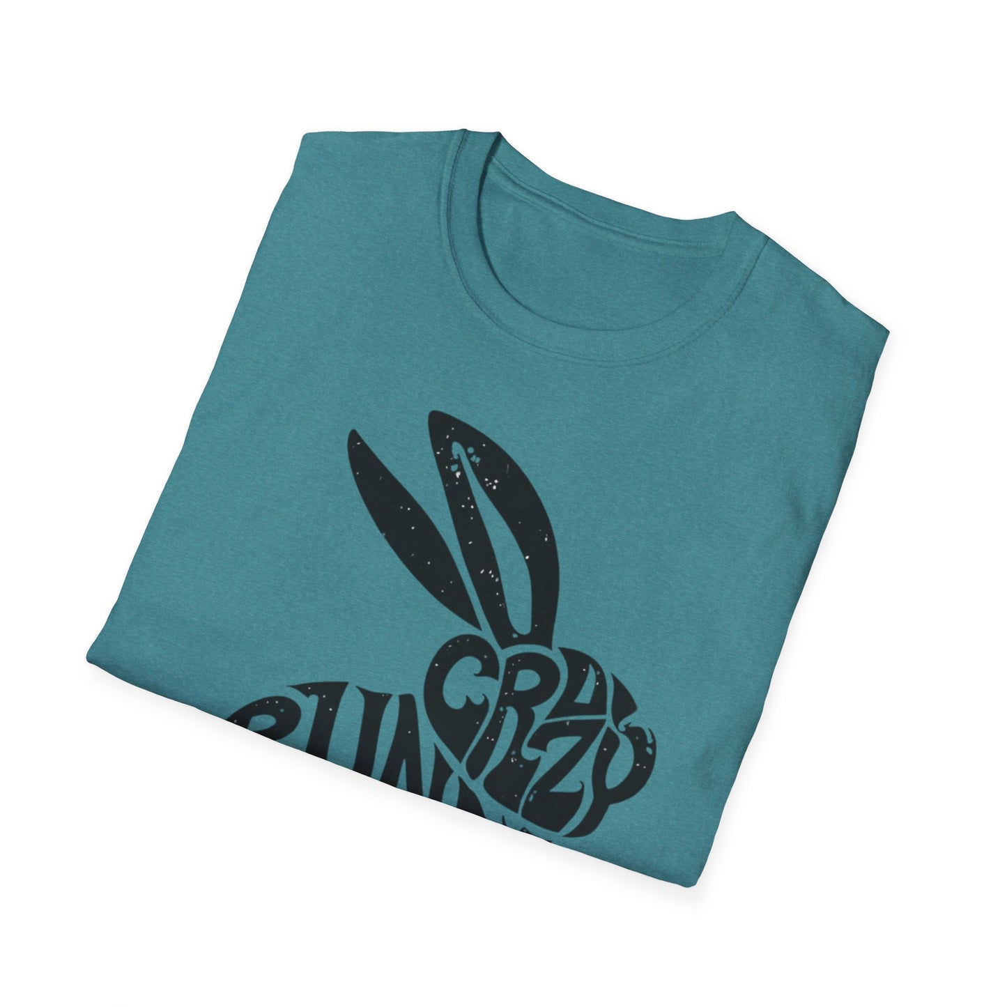 Crazy Bunny Lady T-Shirt - Funny Quote - Cute Bunny Lover Tee, Unisex Softstyle Shirt, Rabbit Graphic Tee, Animal Lover Gift, Bunny Mom