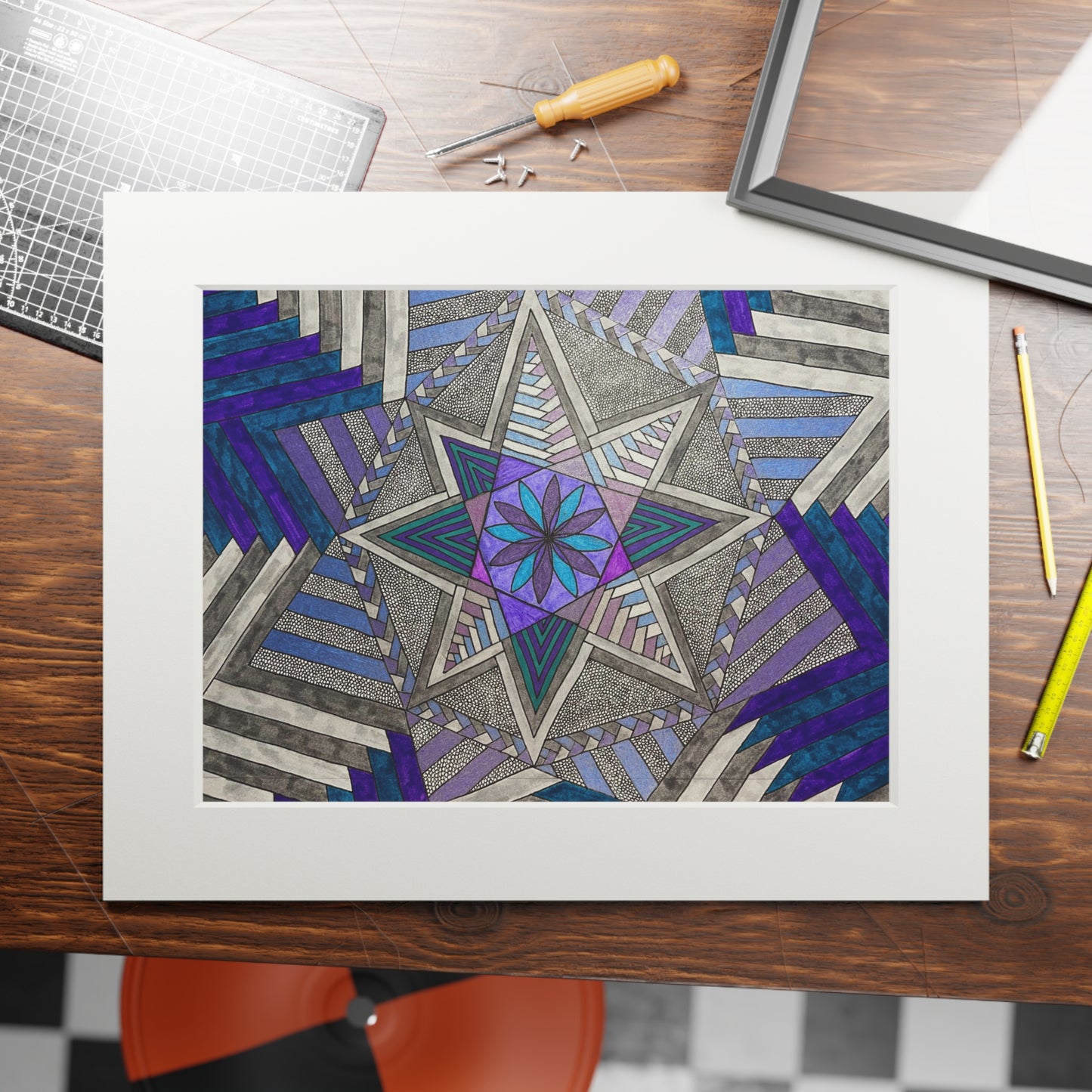 Fine Art Prints (Passepartout Paper Frame)