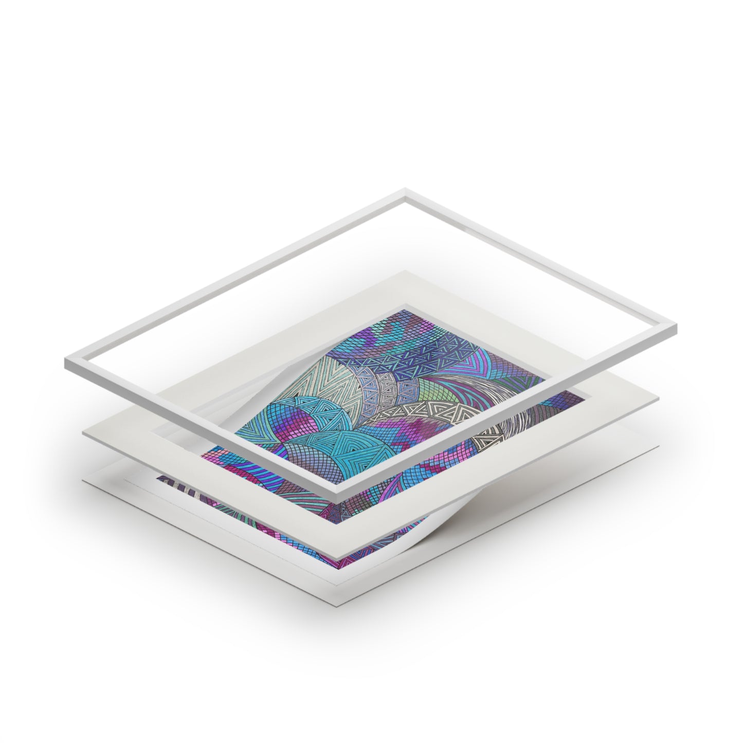 Fine Art Prints (Passepartout Paper Frame)