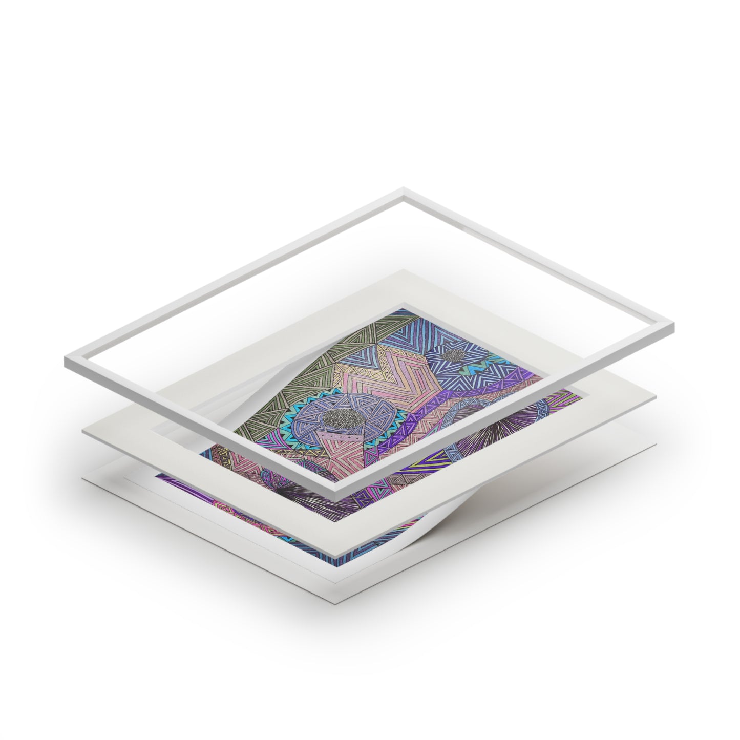 Fine Art Prints (Passepartout Paper Frame)