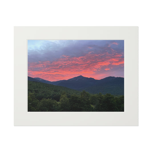 Sunset White mountains NH