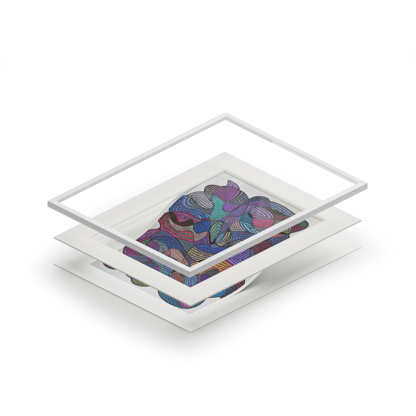Fine Art Prints (Passepartout Paper Frame)