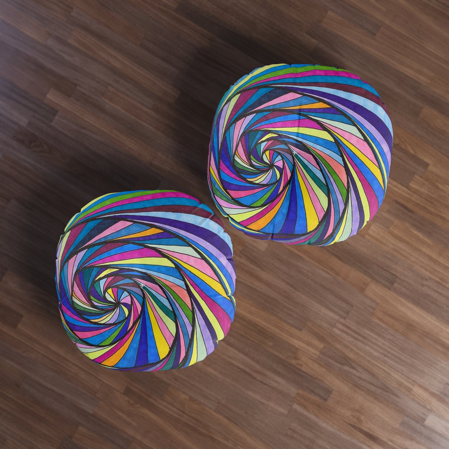 Tufted Floor Pillow, Round