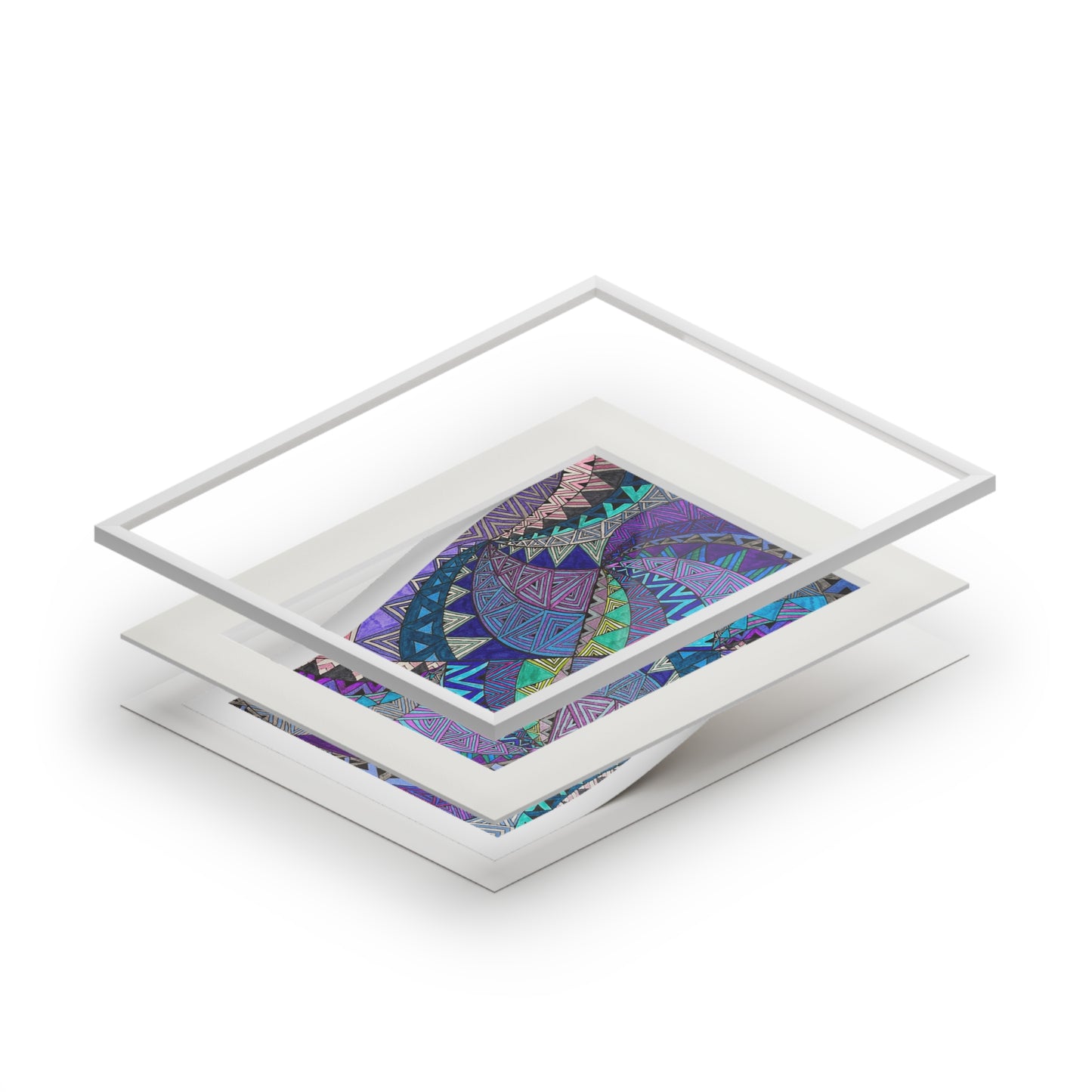 Fine Art Prints (Passepartout Paper Frame)