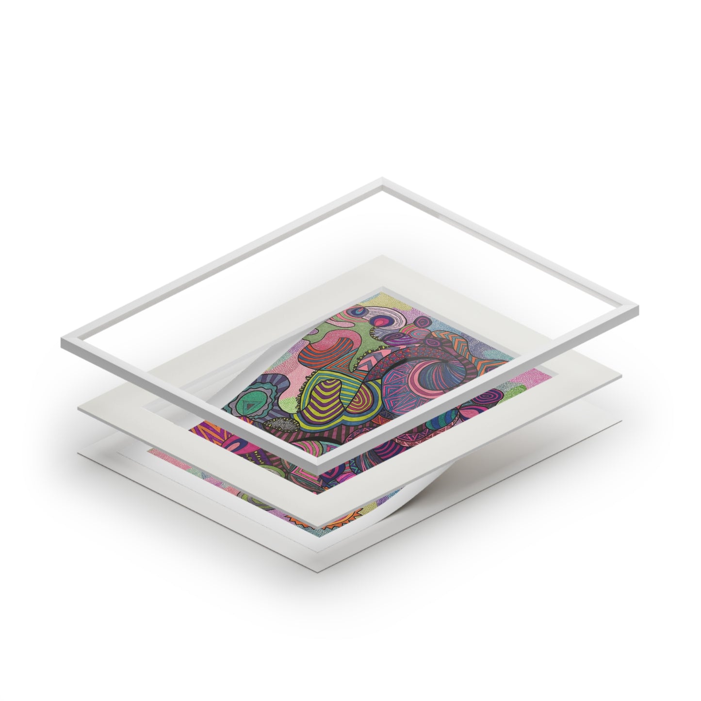 Fine Art Prints (Passepartout Paper Frame)
