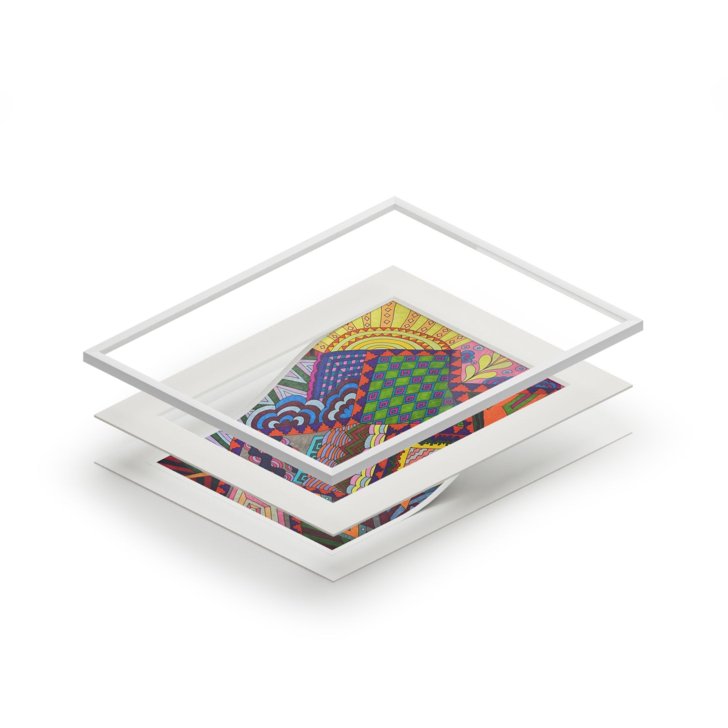 Fine Art Prints (Passepartout Paper Frame)
