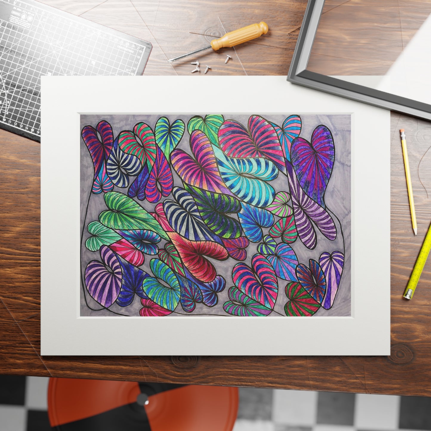 Fine Art Prints (Passepartout Paper Frame)