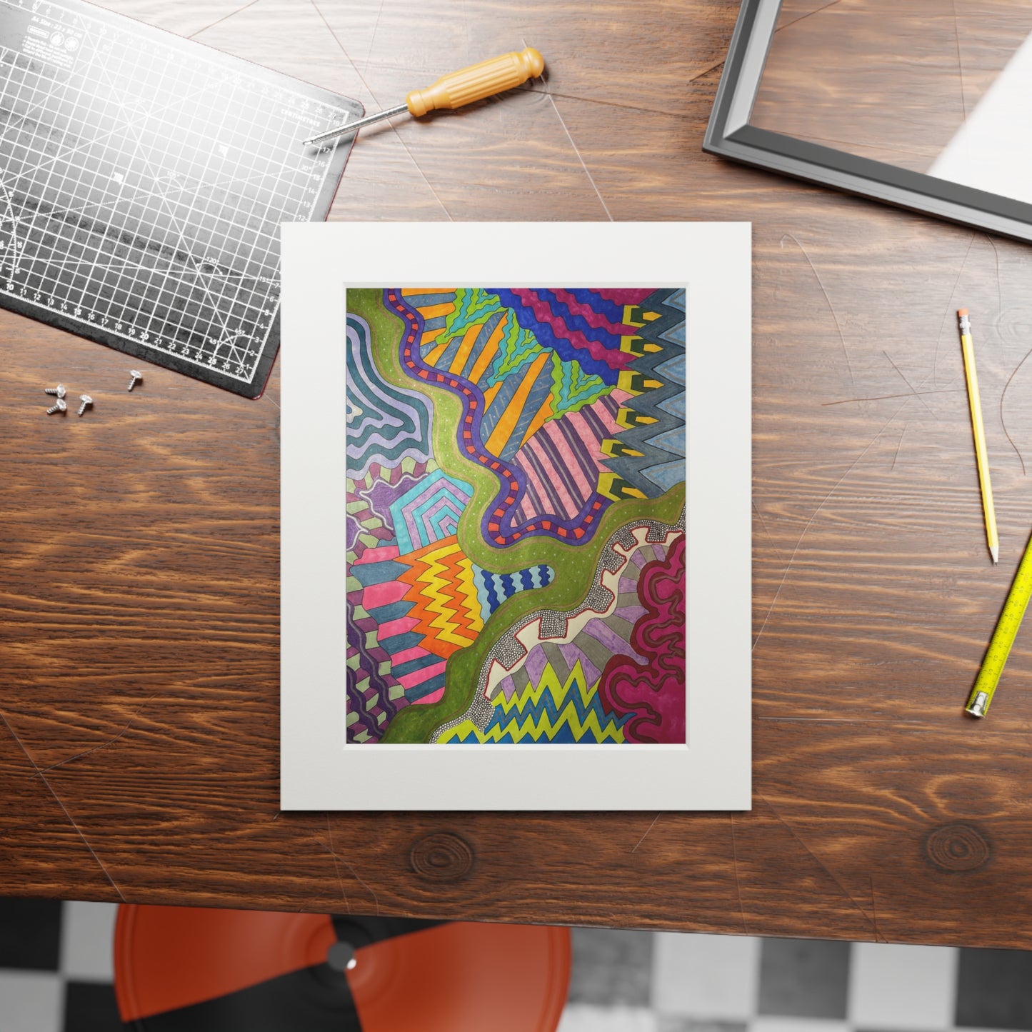Fine Art Prints (Passepartout Paper Frame)