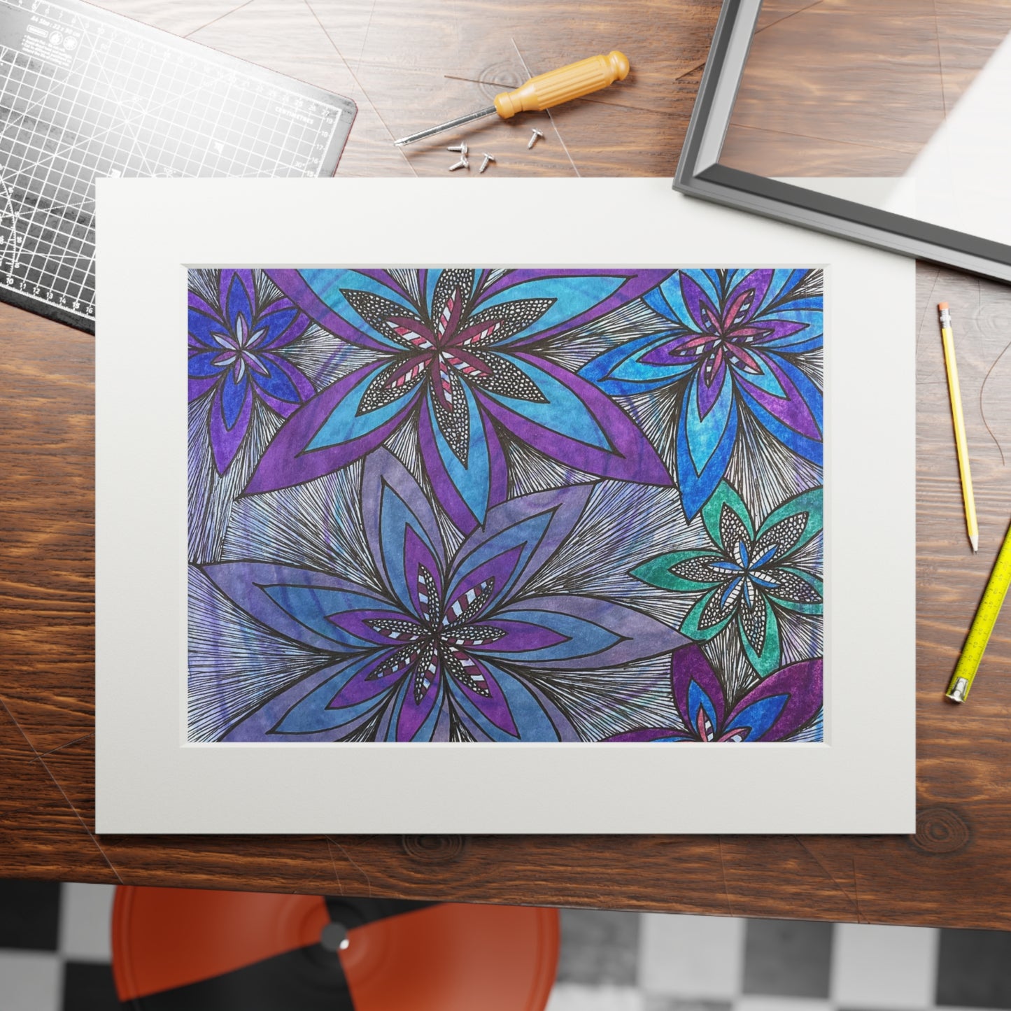 Fine Art Prints (Passepartout Paper Frame)