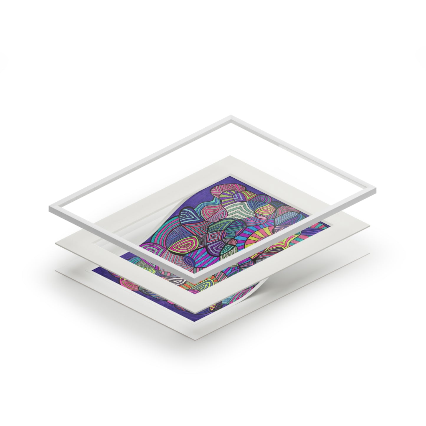 Fine Art Prints (Passepartout Paper Frame)