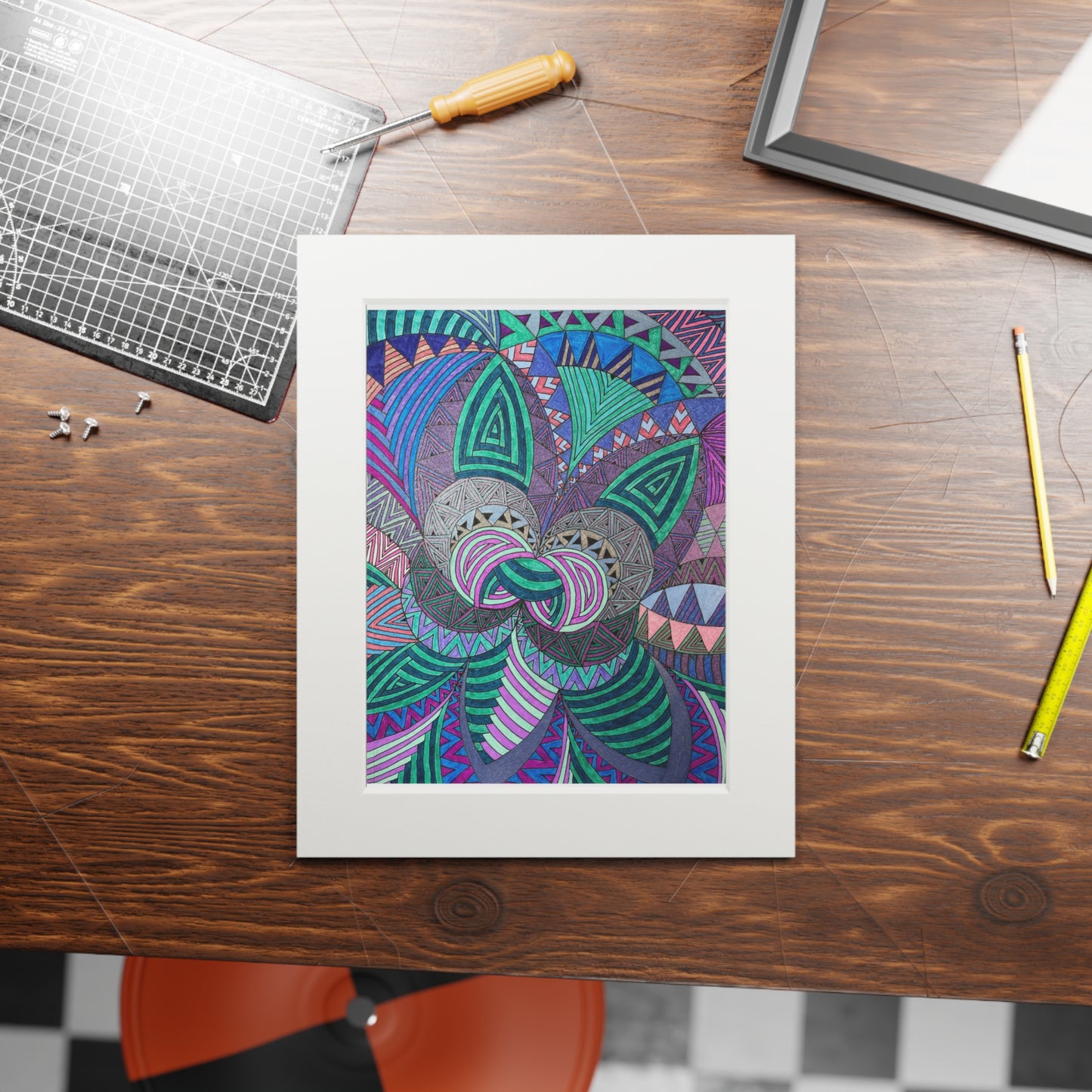 Fine Art Prints (Passepartout Paper Frame)