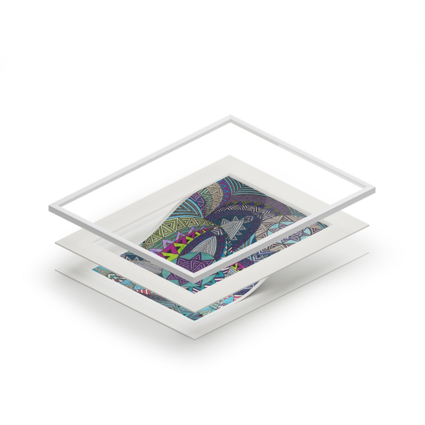 Fine Art Prints (Passepartout Paper Frame)