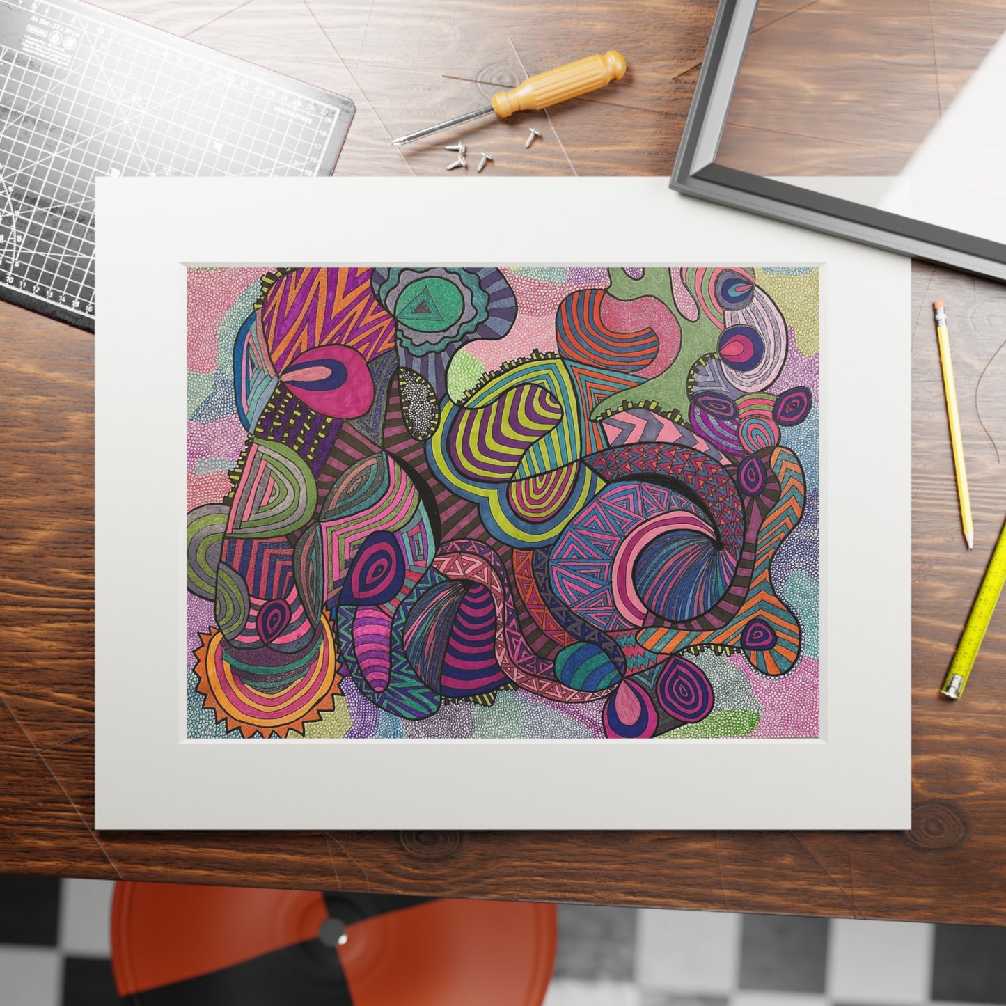 Fine Art Prints (Passepartout Paper Frame)